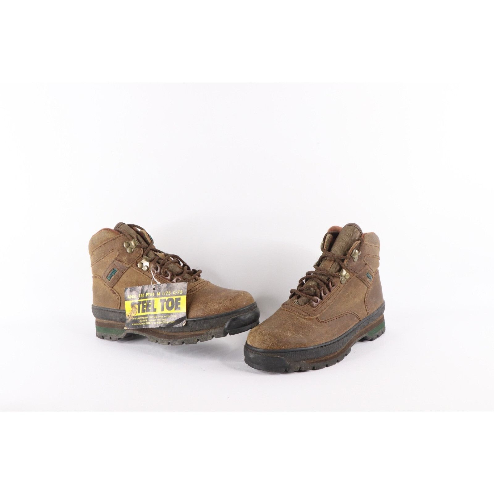 Vintage Deadstock Vintage 90s Steel Toe Suede Leather Chukkas Boots Size US 6.5 / EU 39-40 - 1 Thumbnail