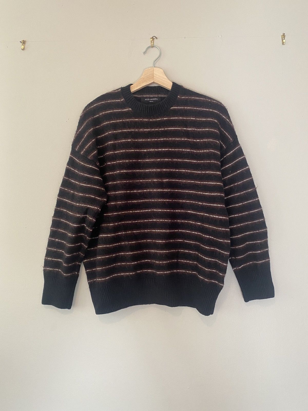 Allsaints Allsaints Oversized Striped Sweater Size US S / EU 44-46 / 1 - 1 Thumbnail