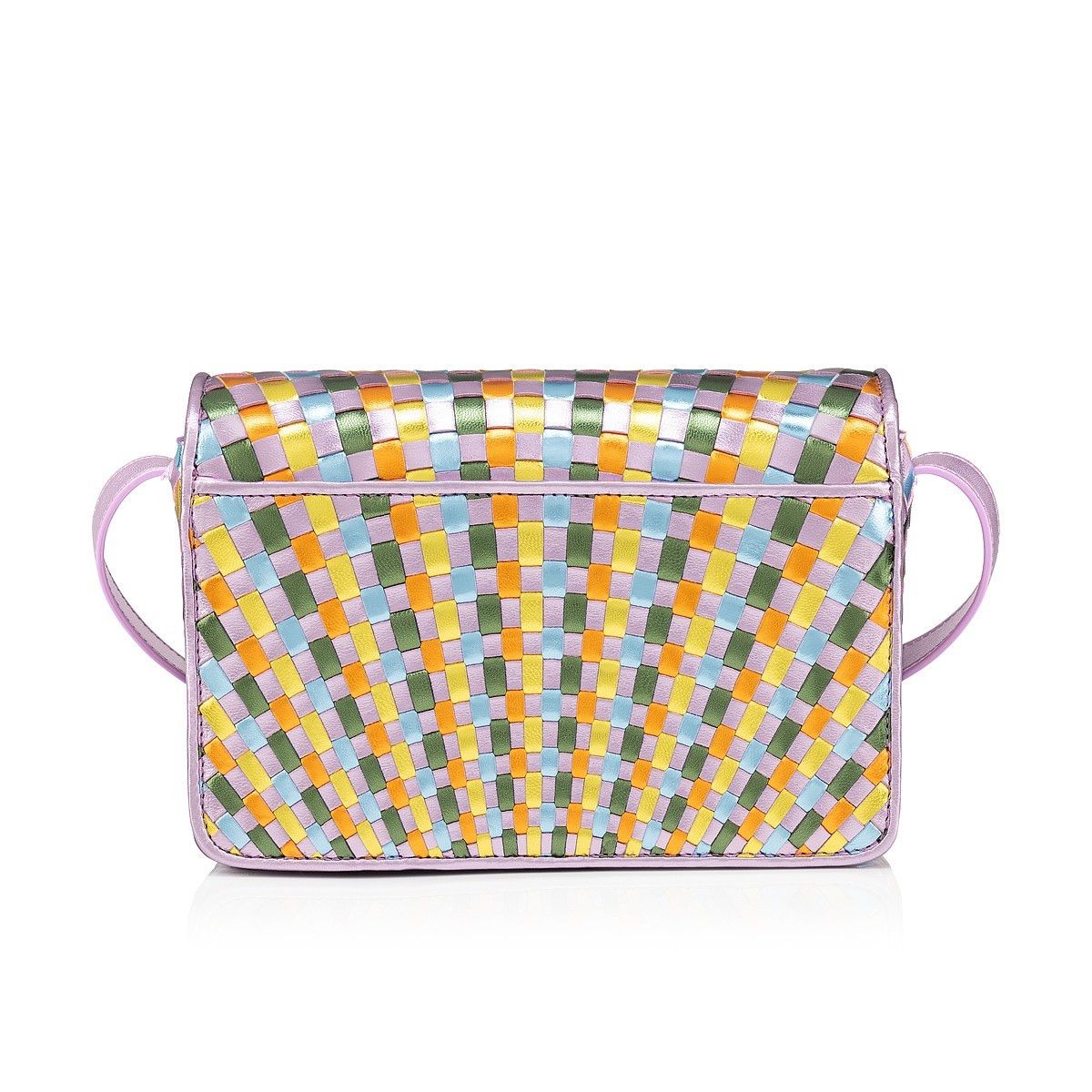 Christian Louboutin oc11z0525 Loubi54 Crossbody Small Kid Lam in Multicolor Size ONE SIZE - 3 Thumbnail