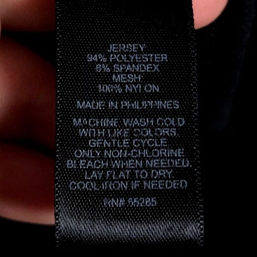 Express Express Womens Blouse Black Sleeveless Tank Layering Look V Neck Lined Stretch L Shirt Women’s Blouse Size L / US 10 / IT 46 - 7 Thumbnail