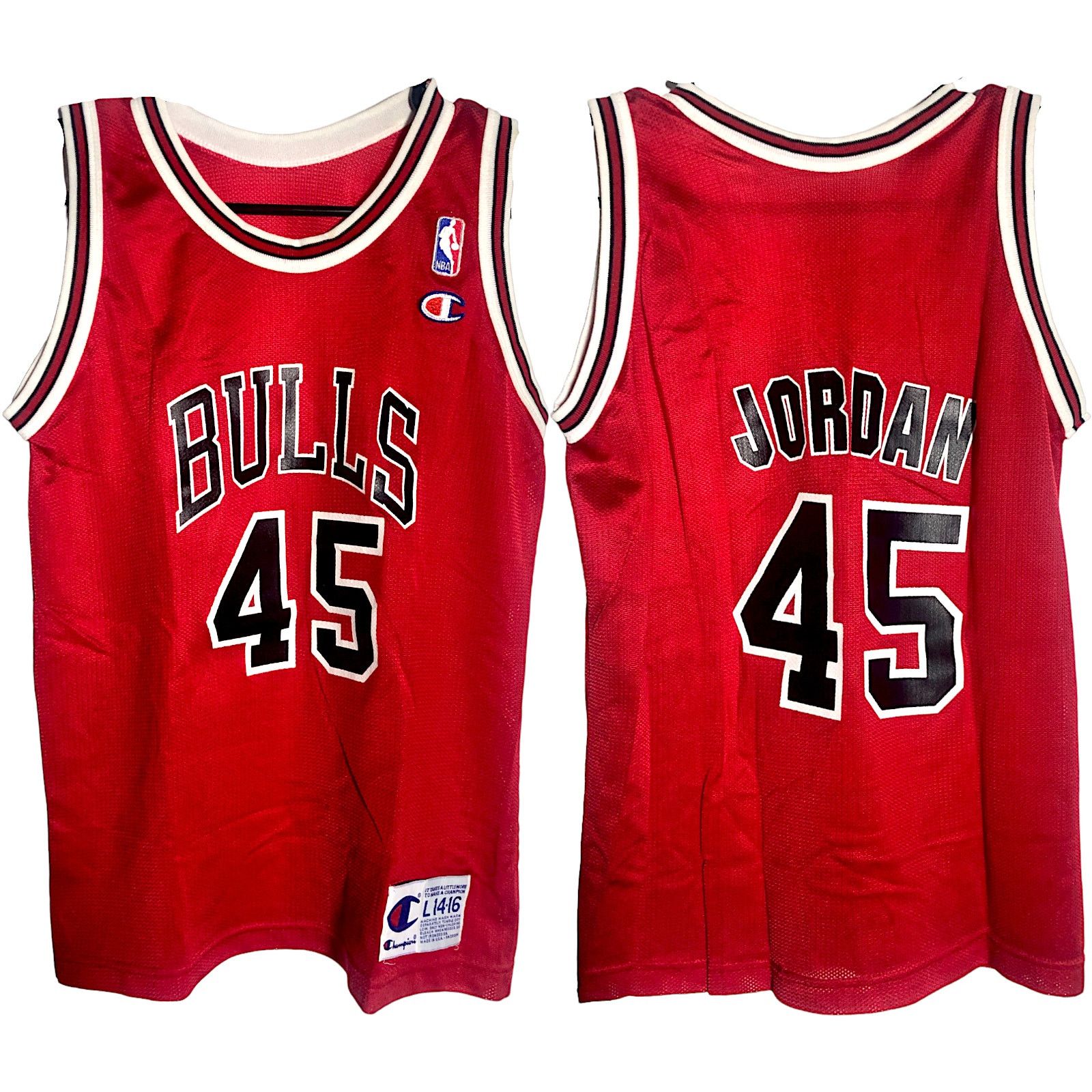 Champion Chicago Bulls Michael Jordan #45 Champion Jersey Youth L Size US S / EU 44-46 / 1 - 3 Thumbnail