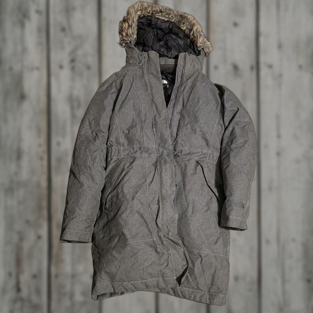 The North Face The North Face Arctic Parka Womens Medium Gray Jacket Fur Hood Hyvent Down Coat Size M / US 6-8 / IT 42-44 - 1 Thumbnail