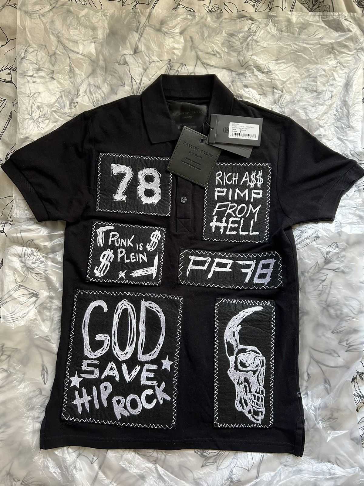 Philipp Plein Philipp Plein, brand new Polo, size S. Size US S / EU 44-46 / 1 - 1 Thumbnail