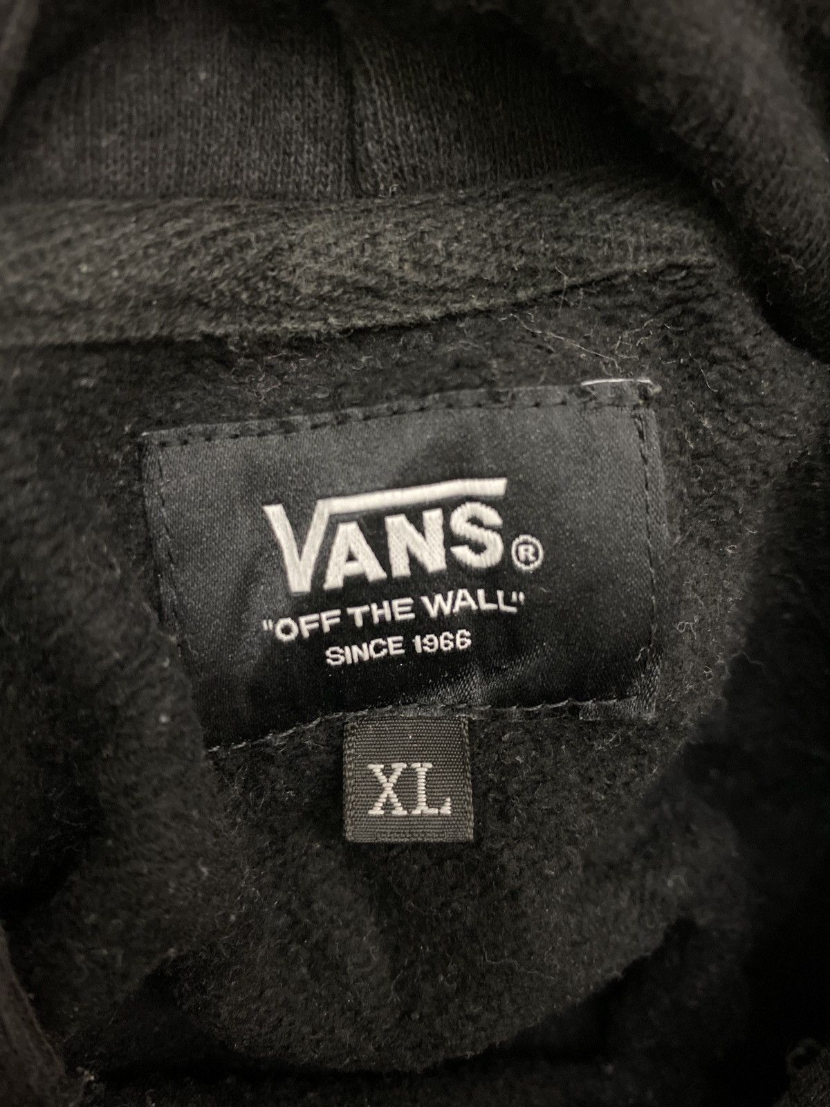 Other Vans “Off The Wall” Black Faded Hoodie Size US XL / EU 56 / 4 - 7 Thumbnail