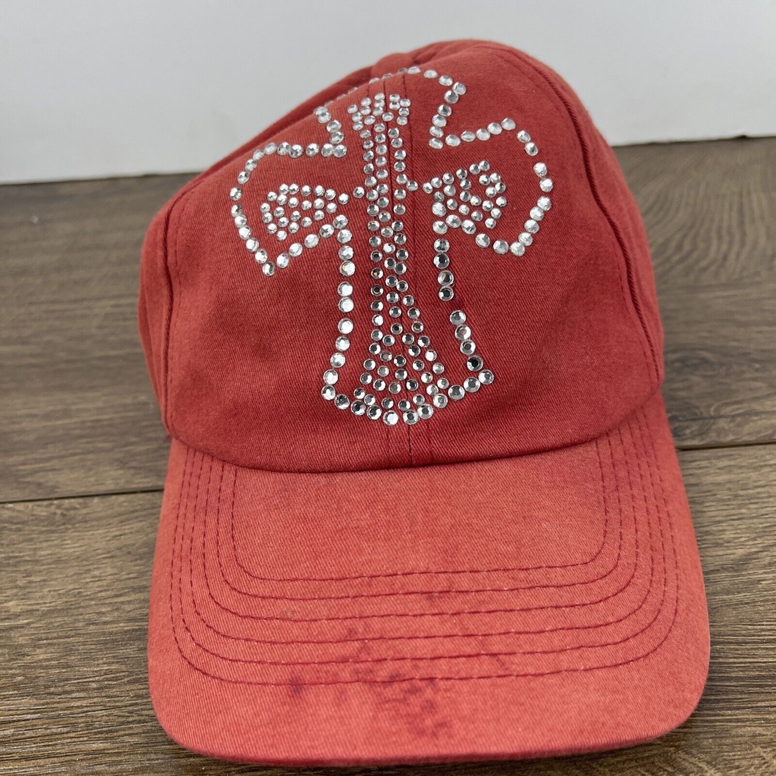 Other Silver Cross Hat Cross Hat Red Hat Adjustable Red Adult Size Size ONE SIZE - 5 Thumbnail