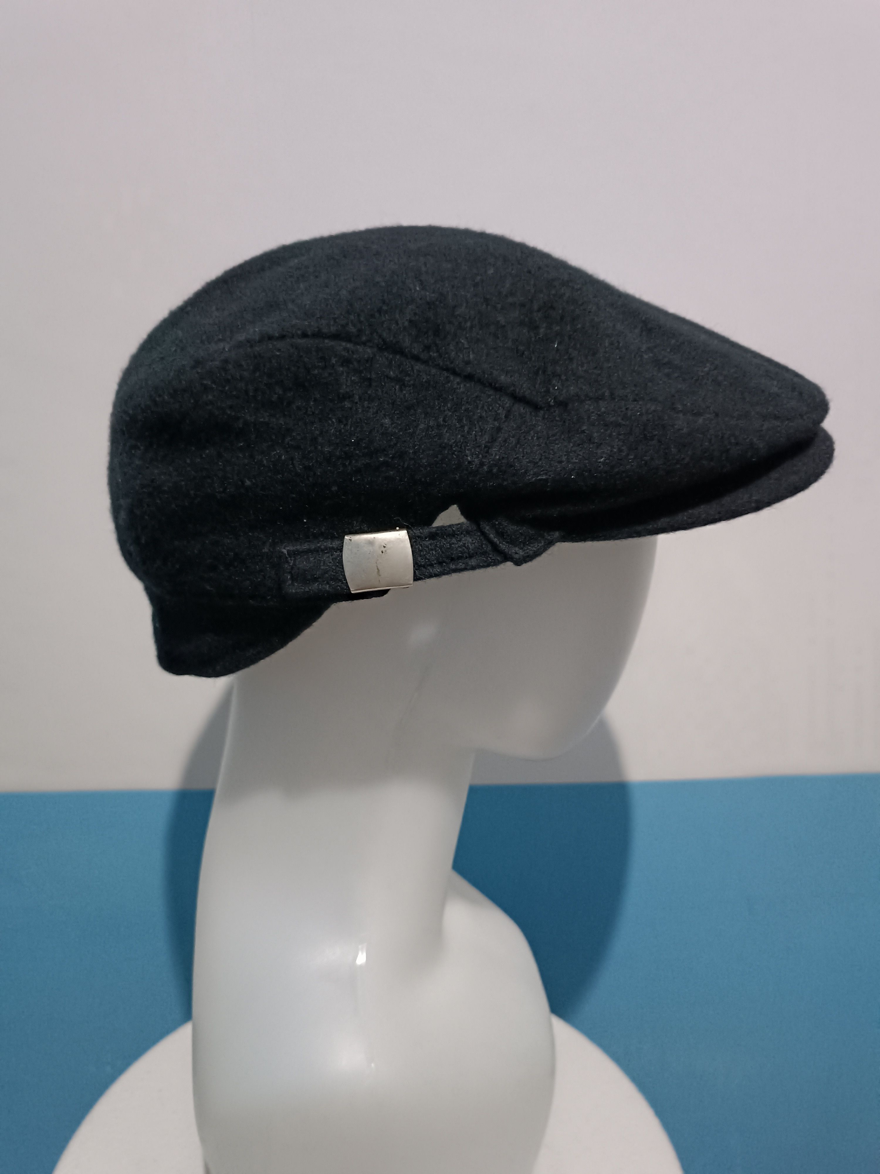 Designer × Vintage Flat Cap Elle Homme Paris Wool Size ONE SIZE - 4 Thumbnail