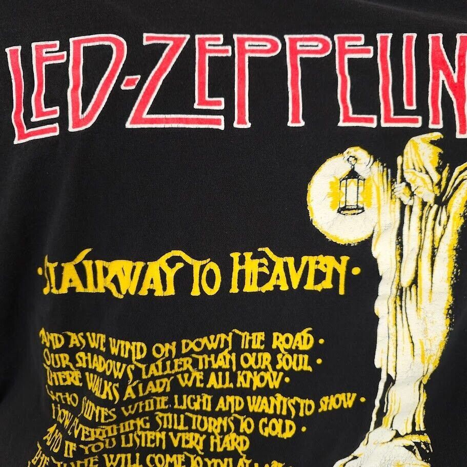Other Led Zeppelin T Shirt Mens Size Large Black Stairway Size US L / EU 52-54 / 3 - 2 Thumbnail