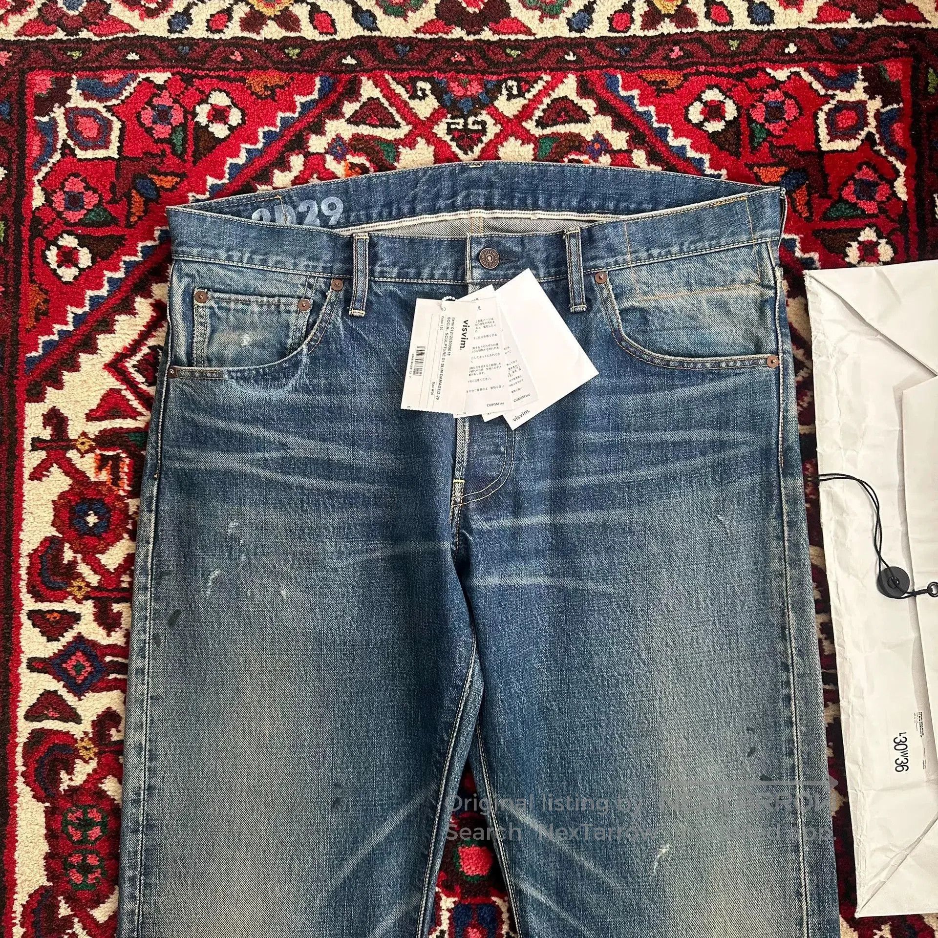 Visvim Visvim 21AW 01.2D29 Wash Denim Pants. Size US 36 / EU 52 - 3 Thumbnail