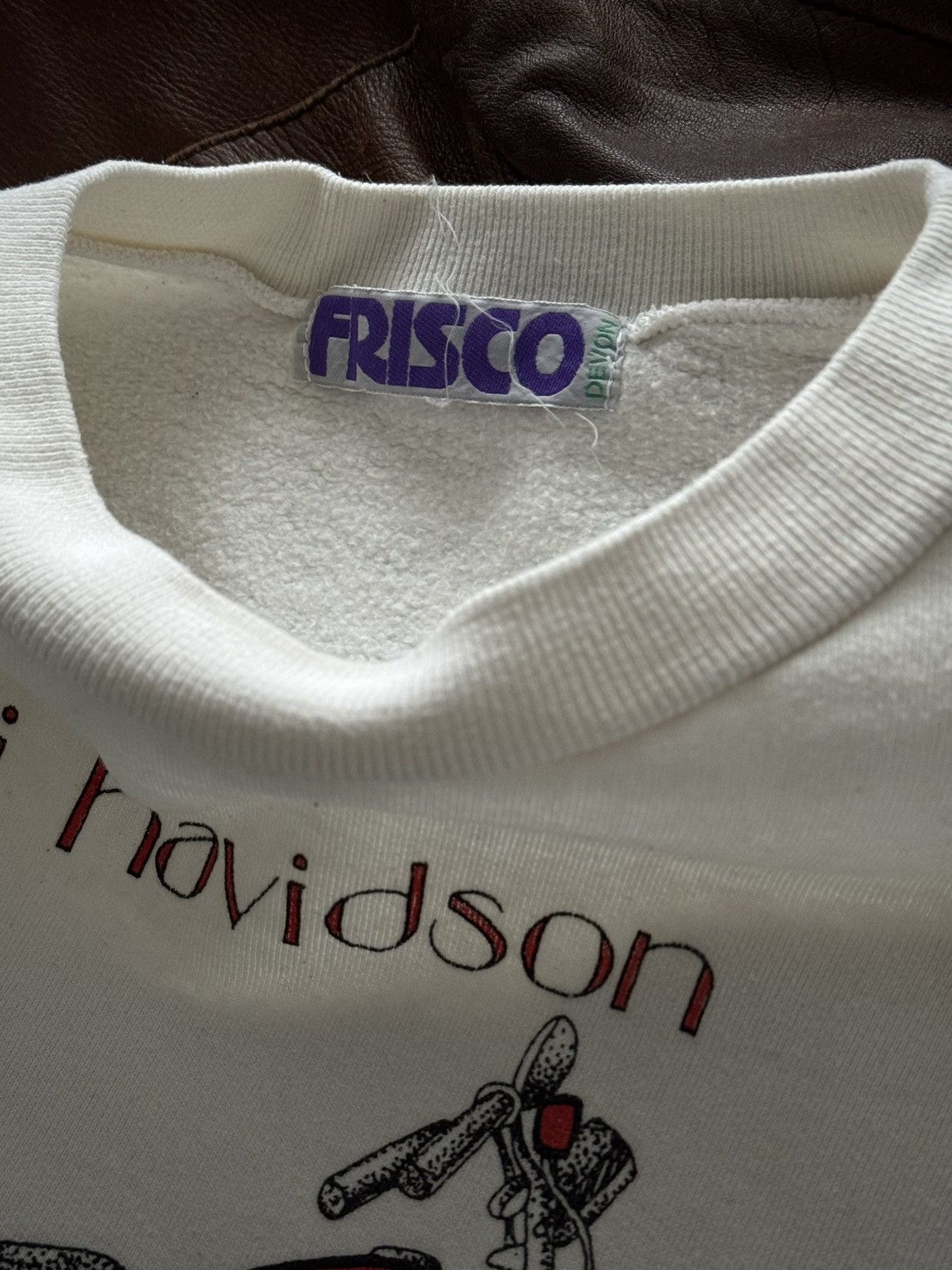 Vintage 1990s Vintage Simon Drew 'Dali Havidson' Art Sweatshirt Size US L / EU 52-54 / 3 - 3 Thumbnail