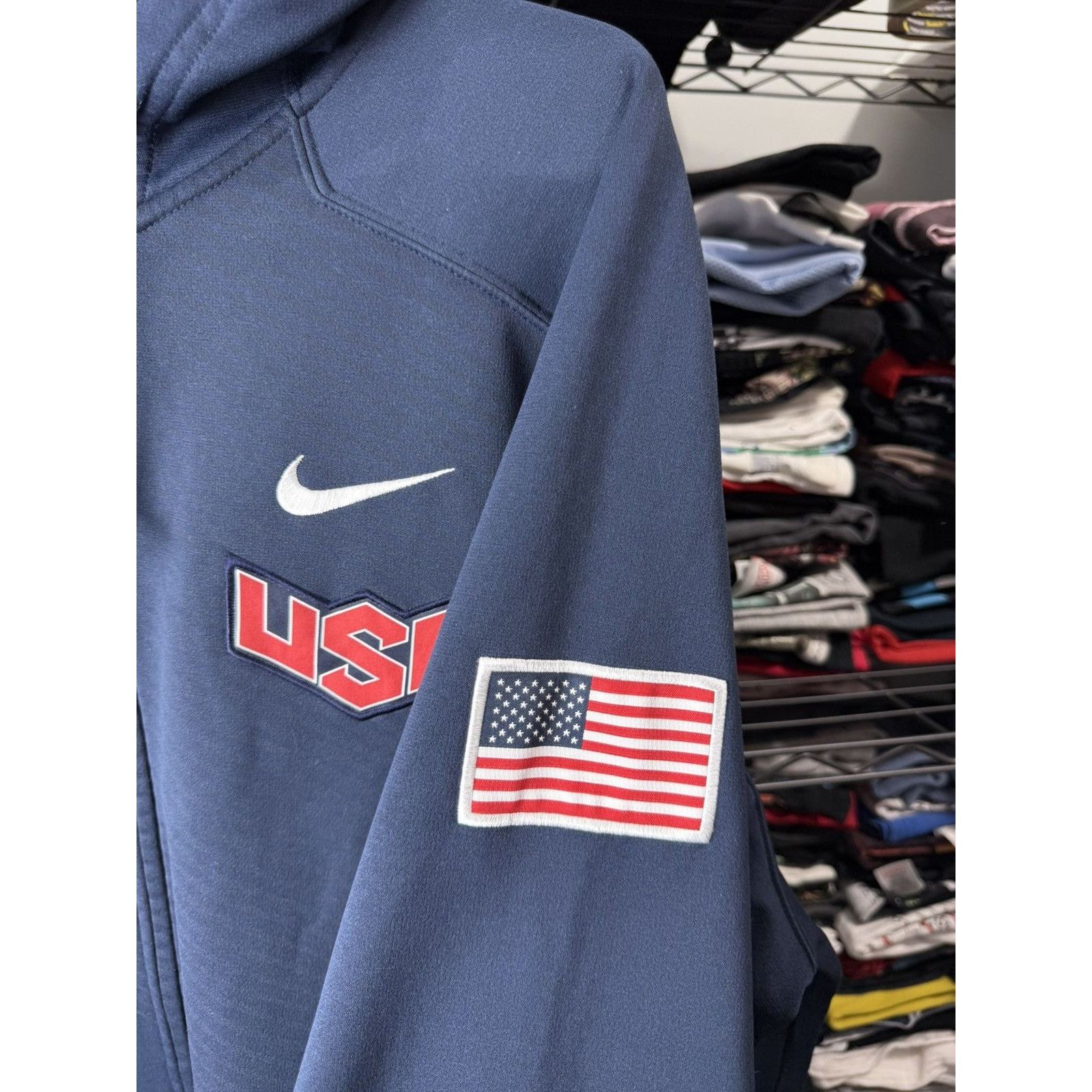 Nike Nike USA United States Of America National Team Hoodie Size US XL / EU 56 / 4 - 4 Thumbnail