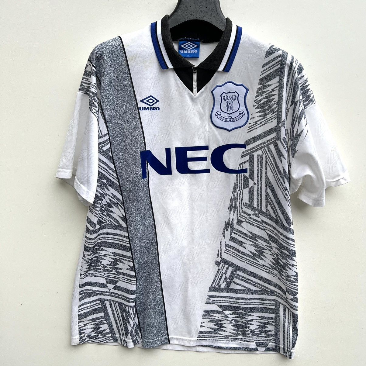 Umbro × Vintage EVERTON ENGLAND T shirt 1994 JERSEY Size US XL / EU 56 / 4 - 1 Thumbnail