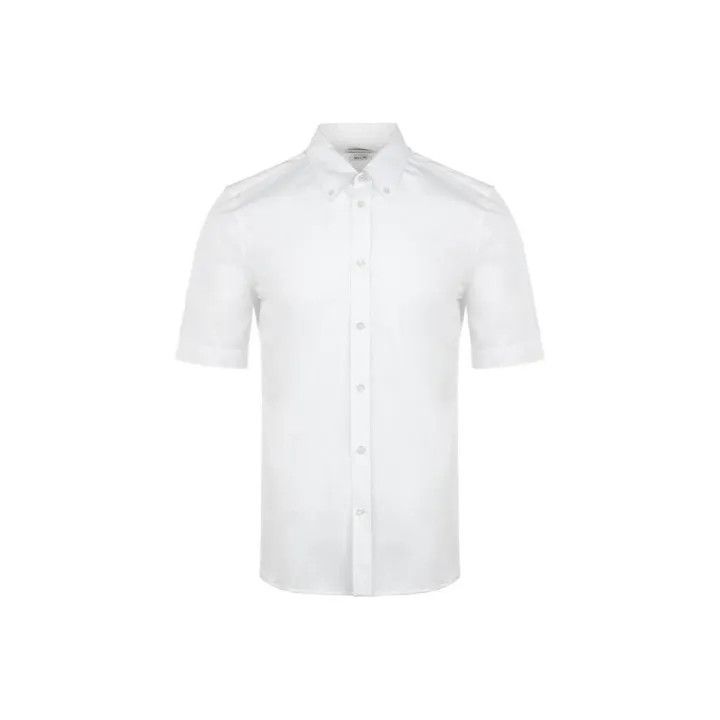 Alexander McQueen Alexander McQueen SS22 White Short Sleeve Shirt 0079 Size US L / EU 52-54 / 3 - 1 Thumbnail