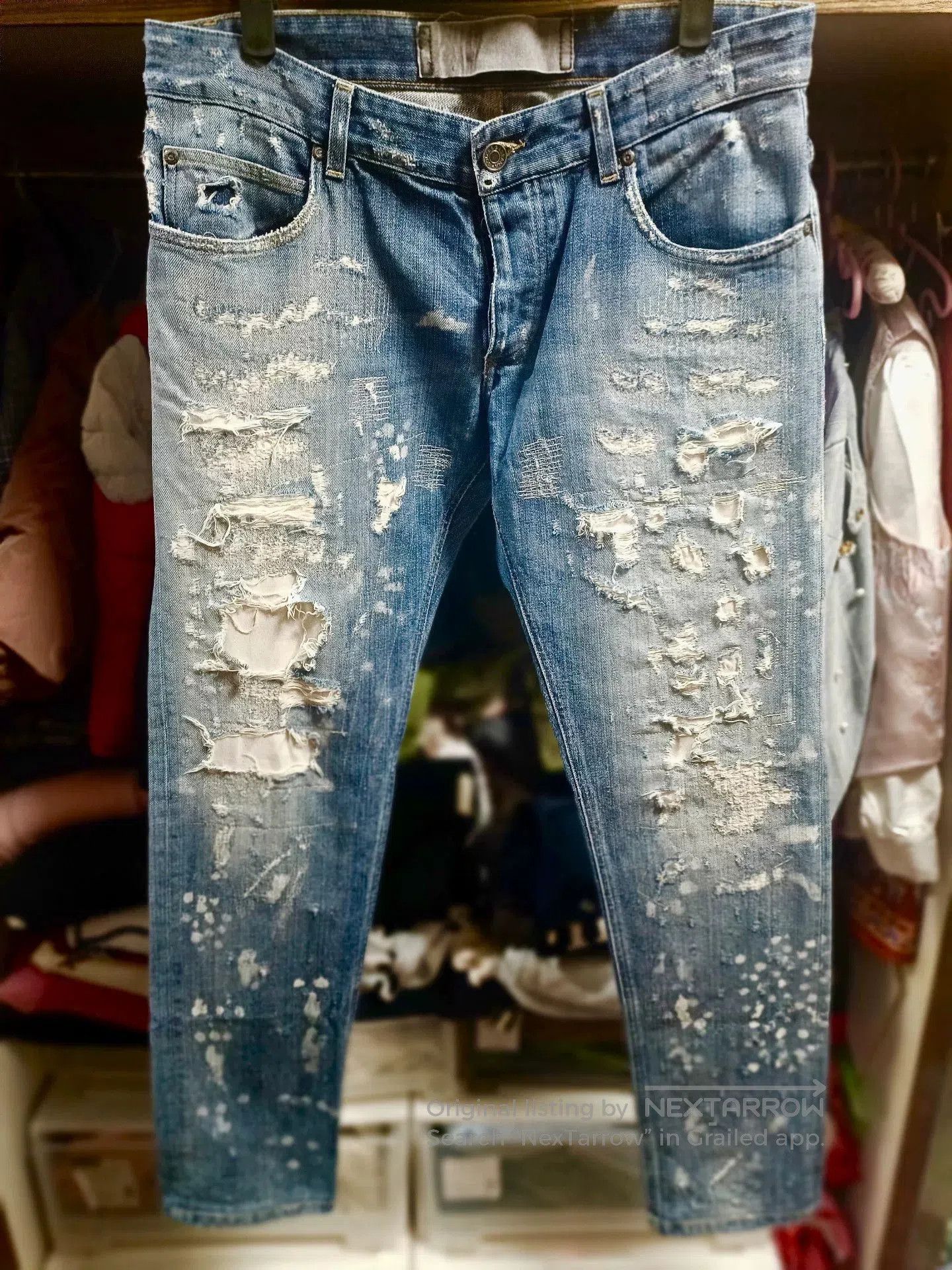 Dolce & Gabbana Dolce&Gabbana Runway Distressed Jeans. Size US 30 / EU 46 - 1 Thumbnail