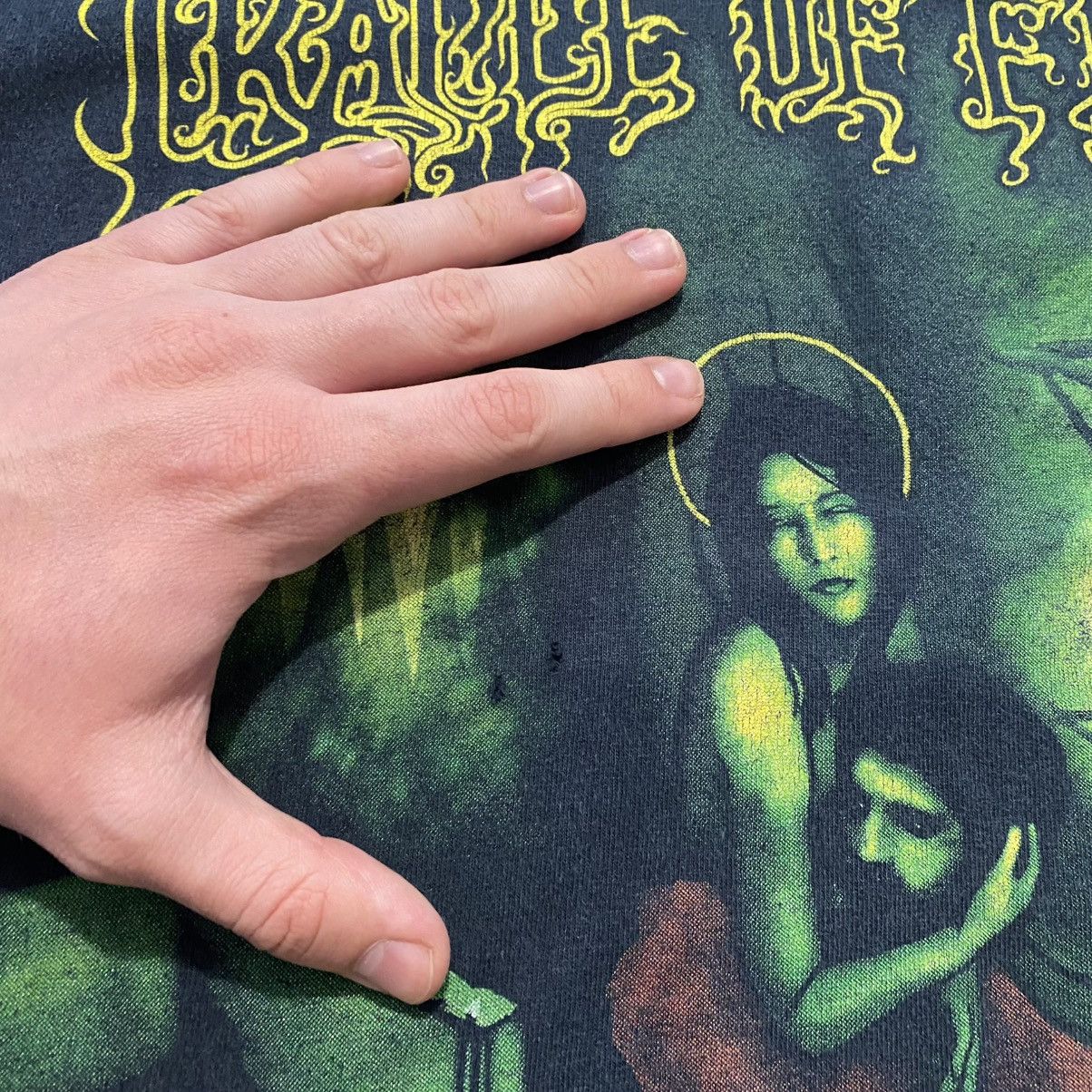Band Tees × Vintage VINTAGE CRADLE OF FILTH BIG LOGO TEE 00s Size US M / EU 48-50 / 2 - 5 Thumbnail
