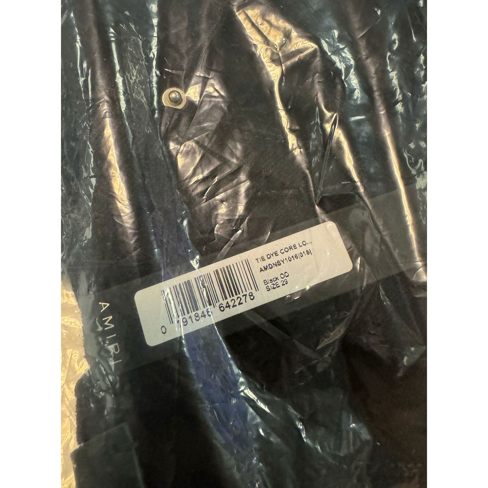 Amiri o1rshd1 Tie Dye Core Logo Jean in Black Size US 29 - 14 Thumbnail