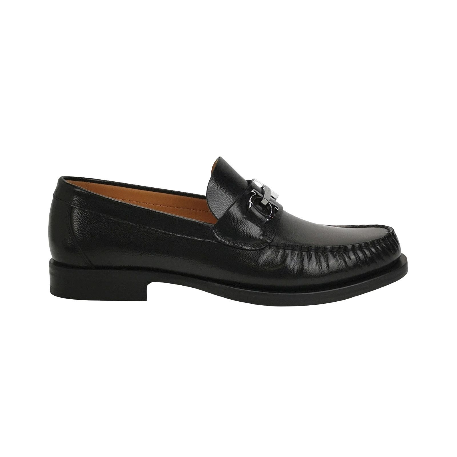 Salvatore Ferragamo Salvatore Ferragamo Gancini Leather Loafers 10 Size US 10 / EU 43 - 1 Thumbnail