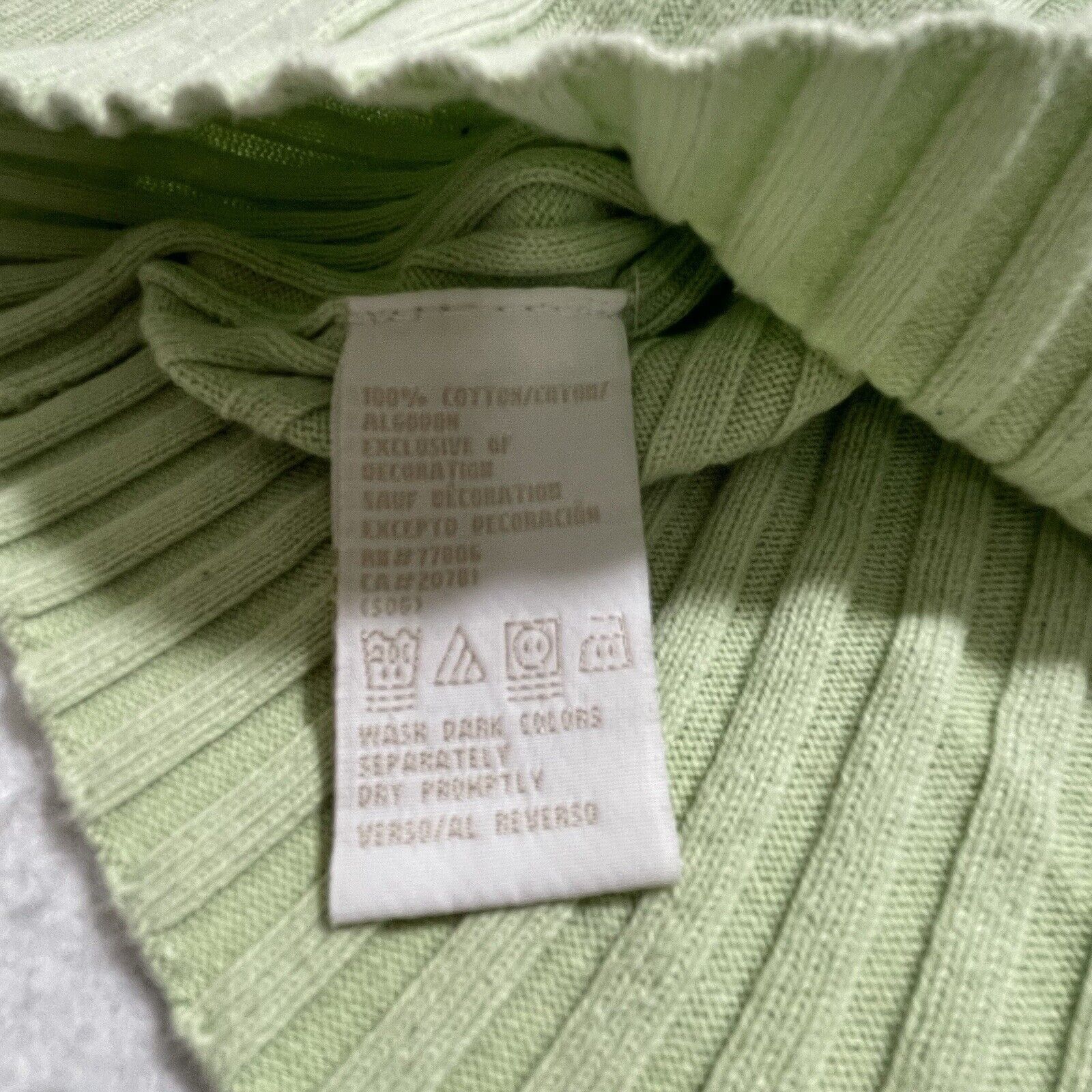 Tommy Hilfiger Tommy Hilfiger V-Neck Pullover Green Sweater Zipper Side Size L / US 10 / IT 46 - 5 Thumbnail
