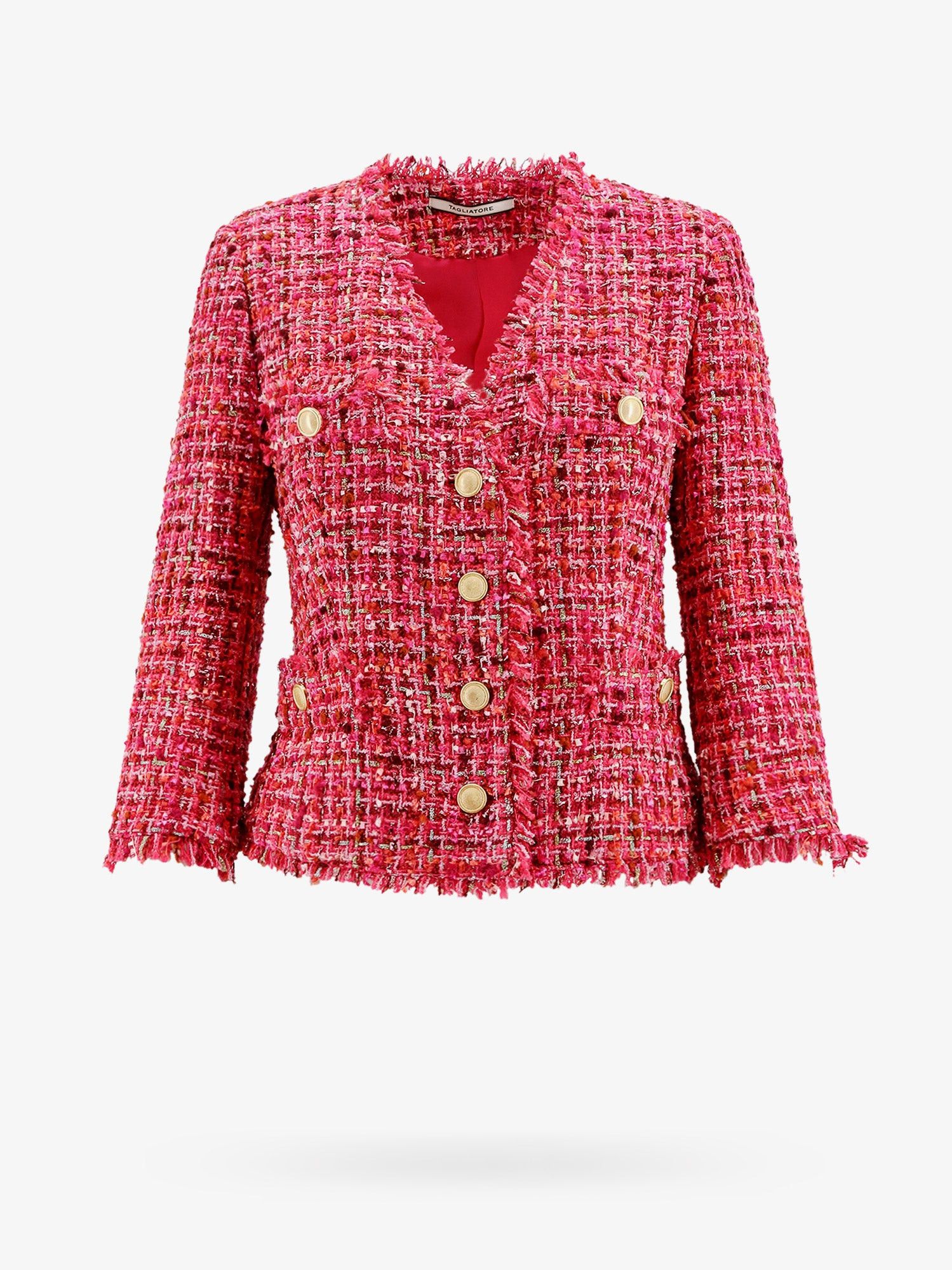image of Tagliatore Blazer Woman Pink Blazers E Vests, Women's (Size Large)