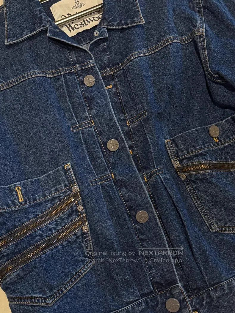 Vivienne Westwood Vivienne Westwood Denim Jacket Size L / US 10 / IT 46 - 2 Thumbnail