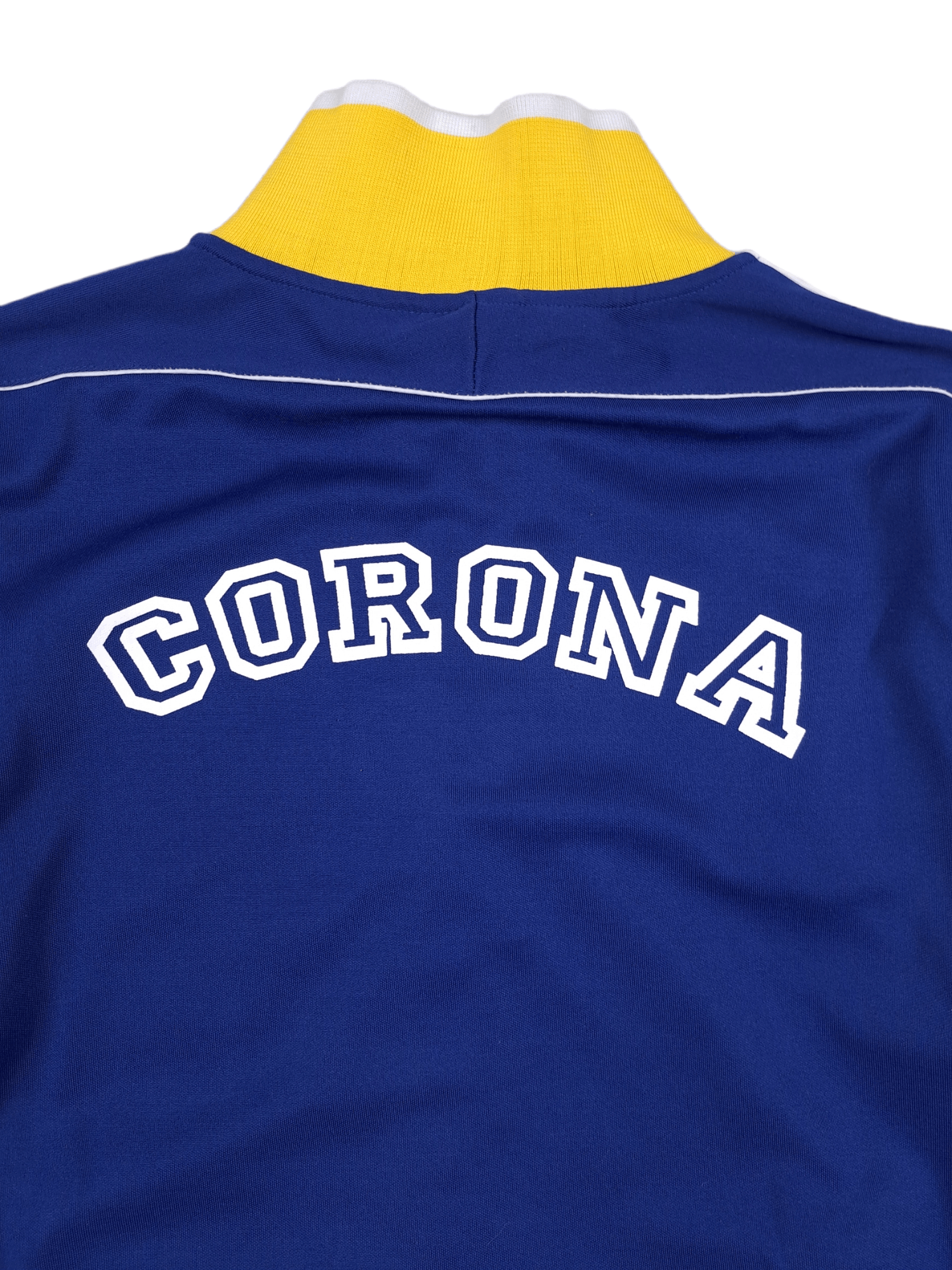 Budweiser × Vintage 💎 Vintage Y2K Corona Extra Zip Up Blue Yellow Sweatshirt Size US XL / EU 56 / 4 - 5 Thumbnail