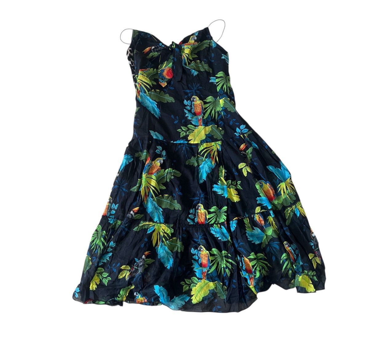 Marc Jacobs Marc jacobs parrot palm sheer midi dress Size S / US 4 / IT 40 - 1 Thumbnail