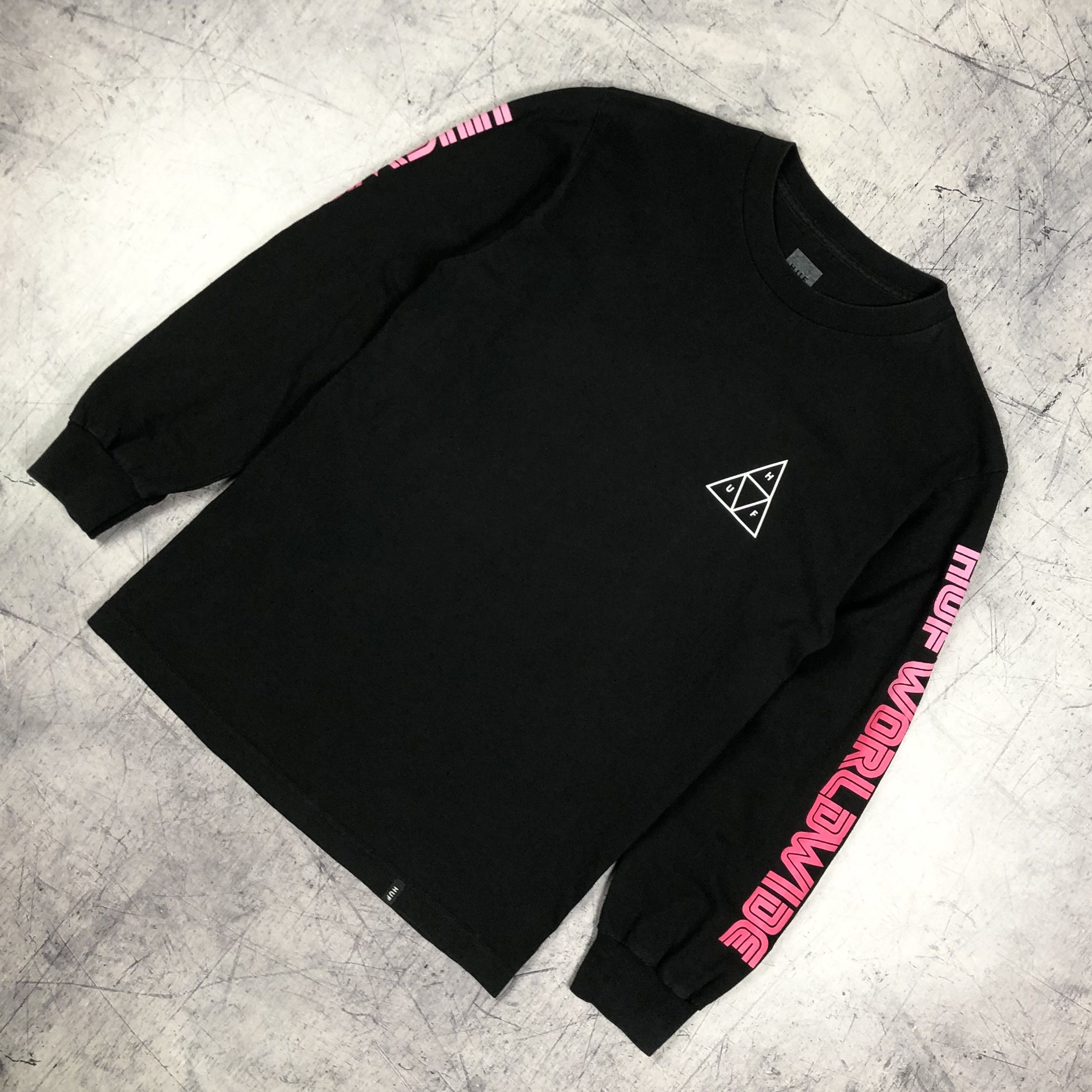 Huf Y2K HUF Neo Night Town Long Sleeve Tee Size US S / EU 44-46 / 1 - 3 Thumbnail