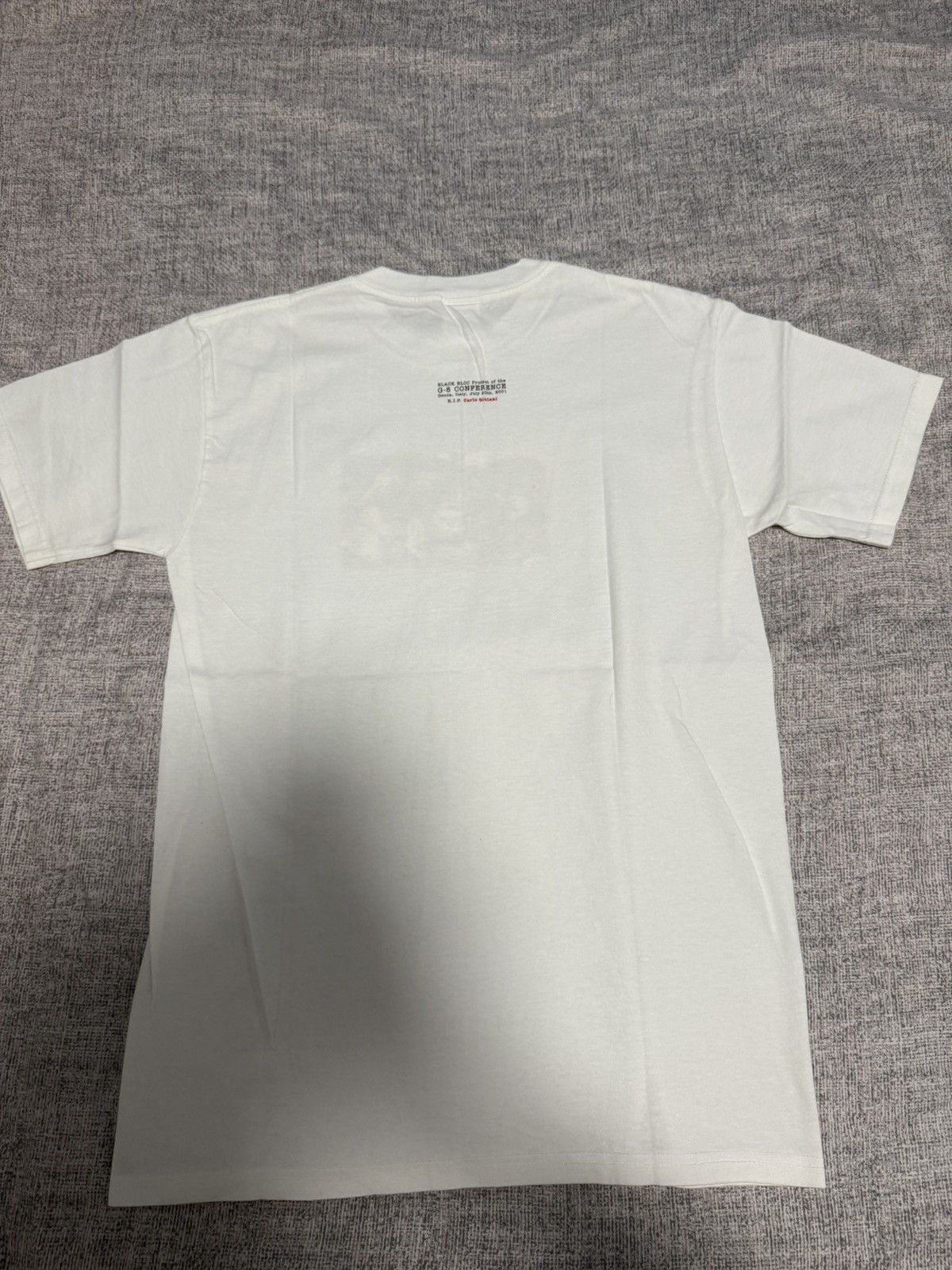 Supreme Supreme 2001 protest carabinieri G8 Genova CarloGiuliani tee Size US M / EU 48-50 / 2 - 5 Thumbnail
