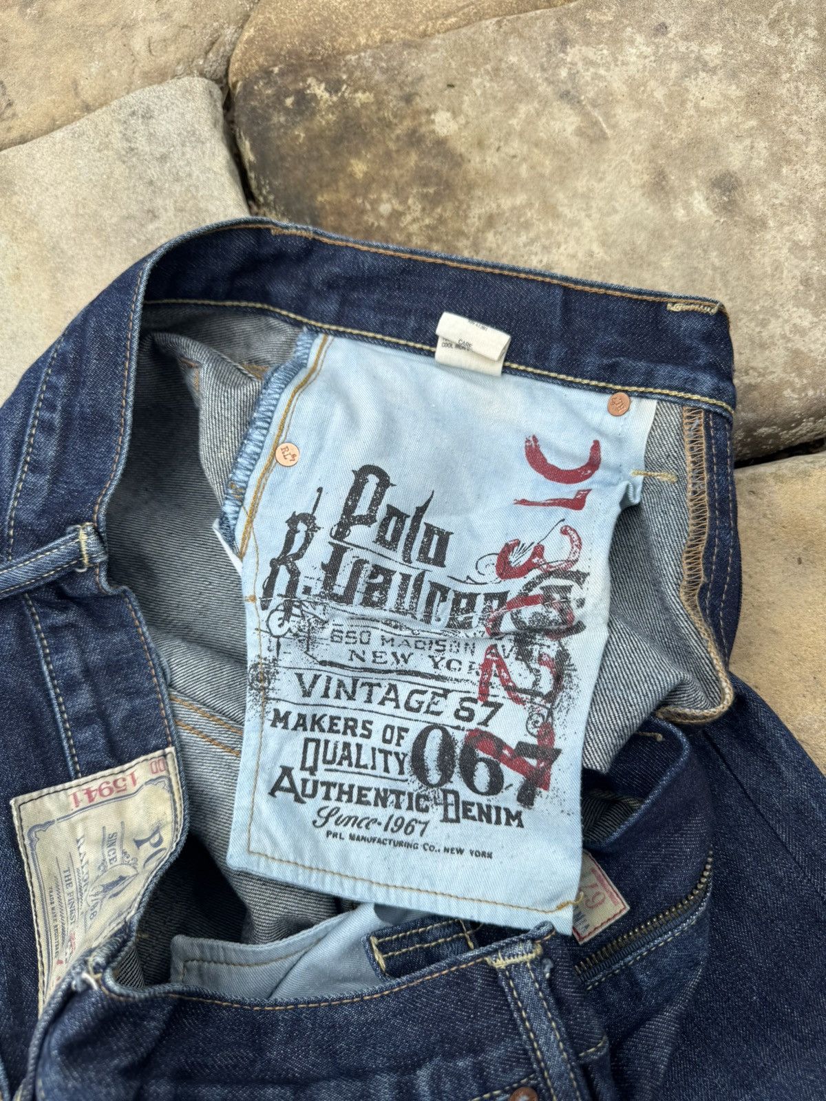 Vintage Vintage Polo Ralph Lauren Indigo Denim Pants Size US 30 / EU 46 - 14 Thumbnail