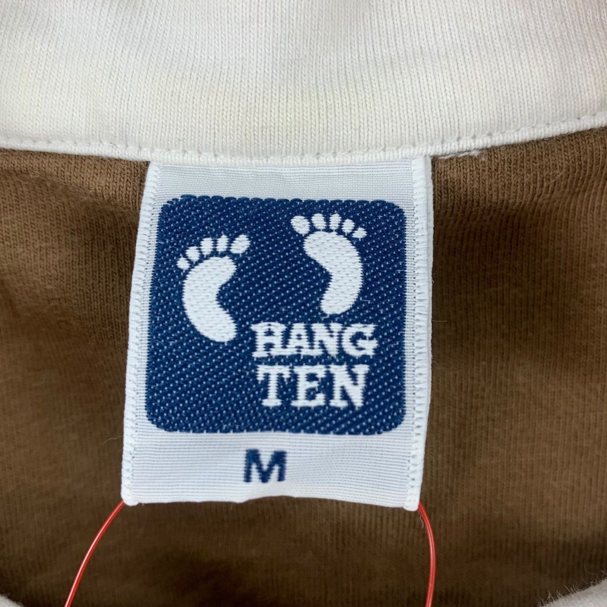 Hang Ten Vintage HANG TEN SURF Hawaii Striped Collar Polo Tee Shirt Size US M / EU 48-50 / 2 - 6 Thumbnail