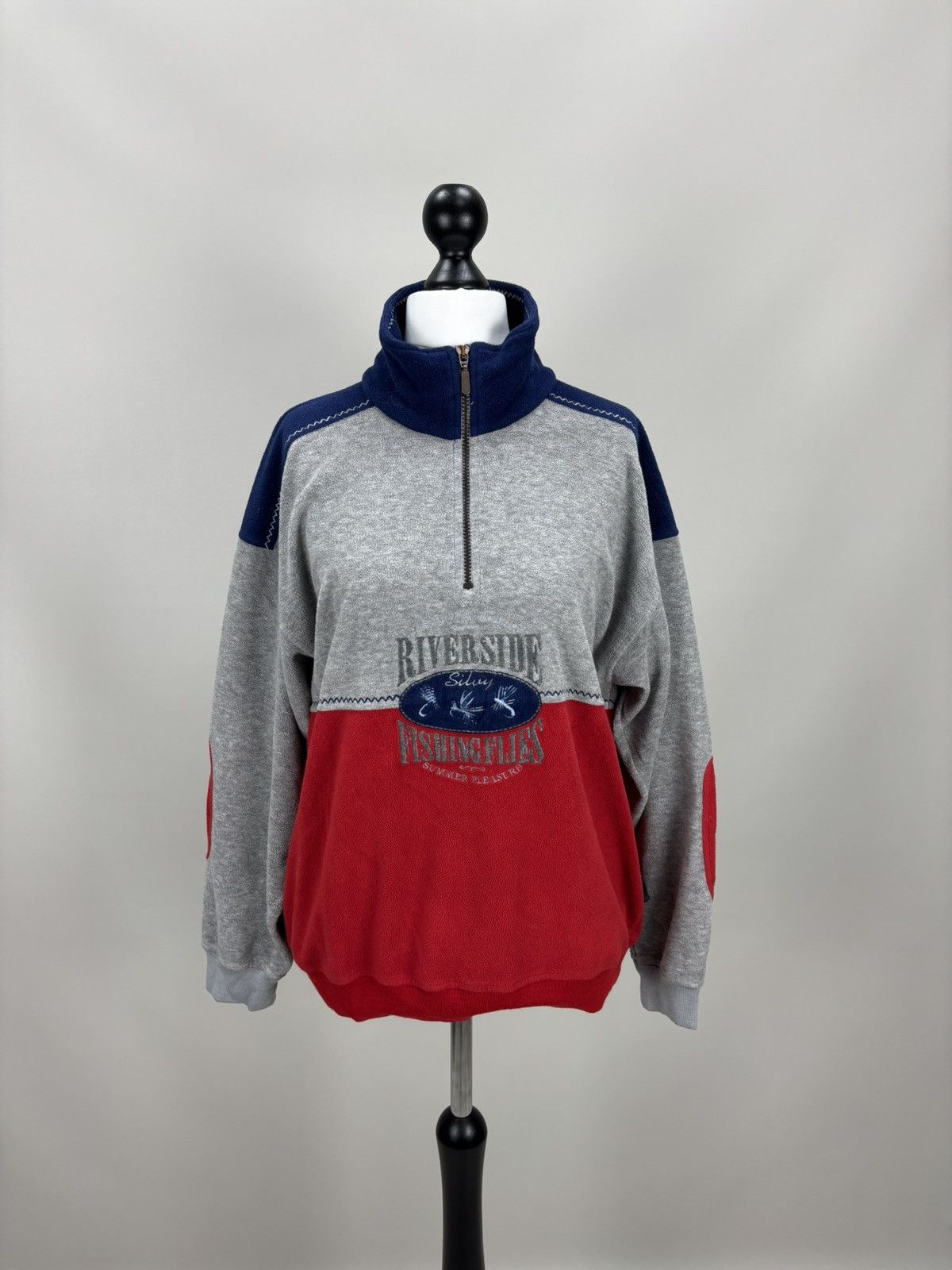 Other Mens fleece jacket Walking Silvy Size L Color Gray Size US L / EU 52-54 / 3 - 1 Thumbnail