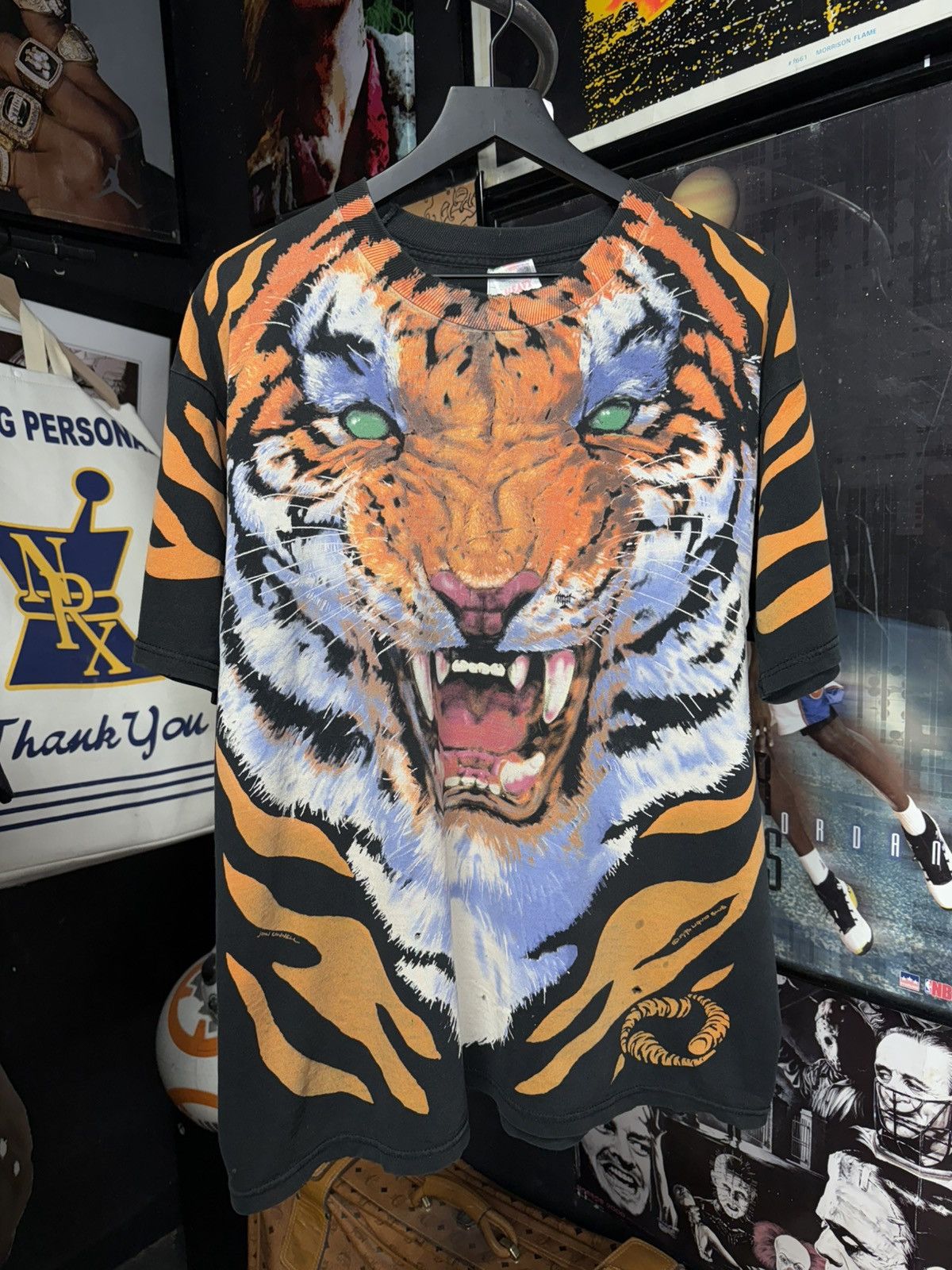 Liquid Blue Vintage 1995 Liquid Blue Tiger T-Shirt Adult Large Size US L / EU 52-54 / 3 - 1 Thumbnail