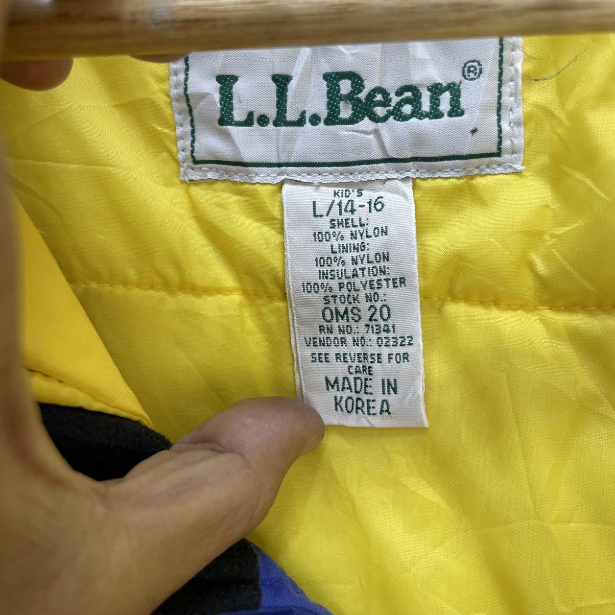L.L. Bean × Vintage Outdoor Jacket Vintage LL Bean Padded Jacket Size US S / EU 44-46 / 1 - 12 Thumbnail