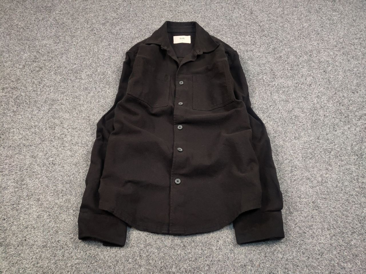 Folk Folk Design Button Long Sleeve Overshirt Pocket Light Jacket Size US M / EU 48-50 / 2 - 2 Thumbnail