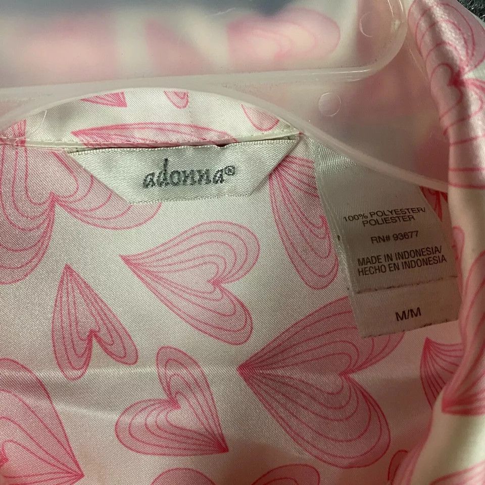Other Adonna Sleep Top Women's Medium Hearts Short Sleeve M Size M / US 6-8 / IT 42-44 - 3 Thumbnail