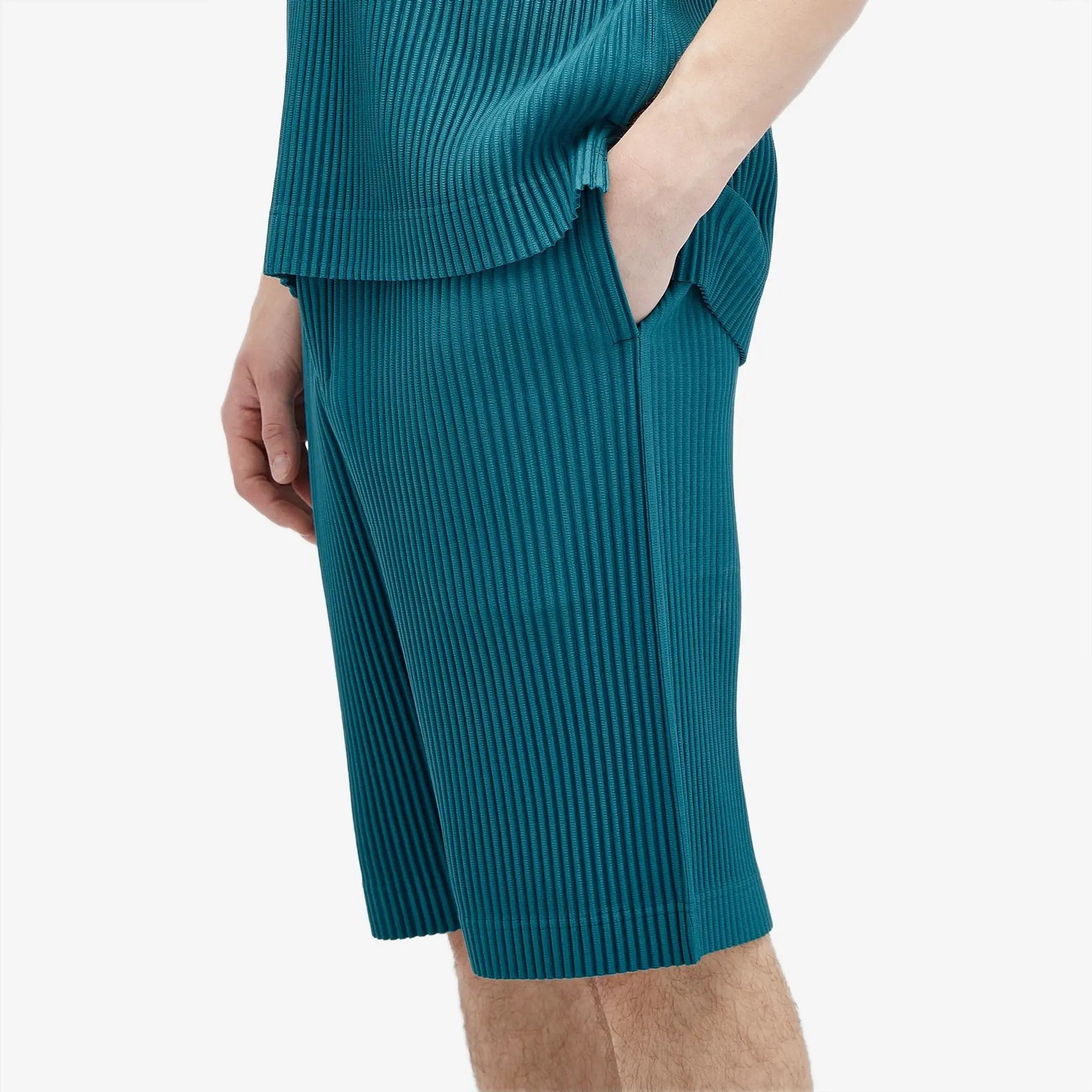 Issey Miyake o1h1sh11224 Shorts in Teal Green Size US 30 / EU 46 - 5 Thumbnail