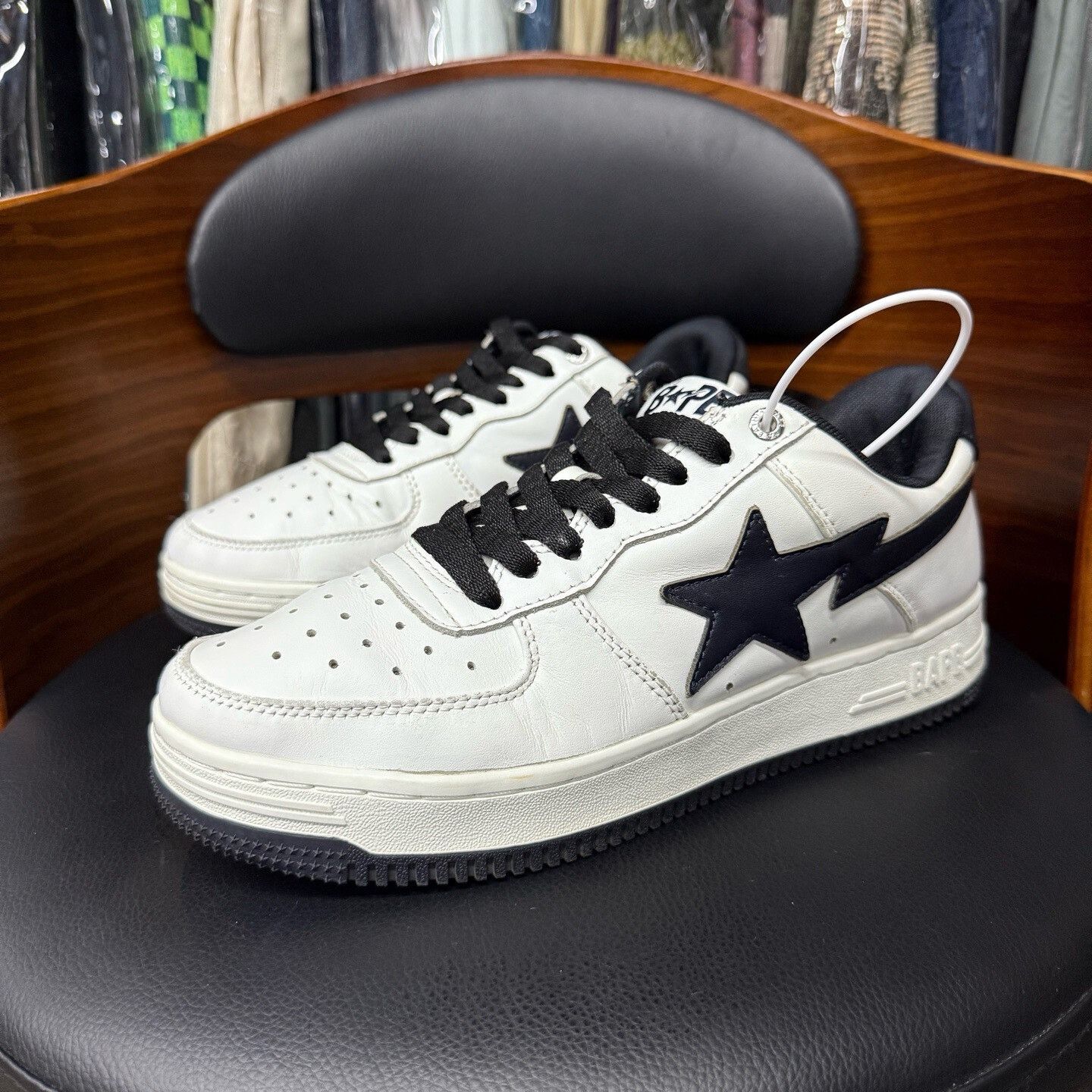 Bape Bape Collab White Lowtop Sneakers 41 Men Size US 8.5 / EU 41-42 - 1 Thumbnail