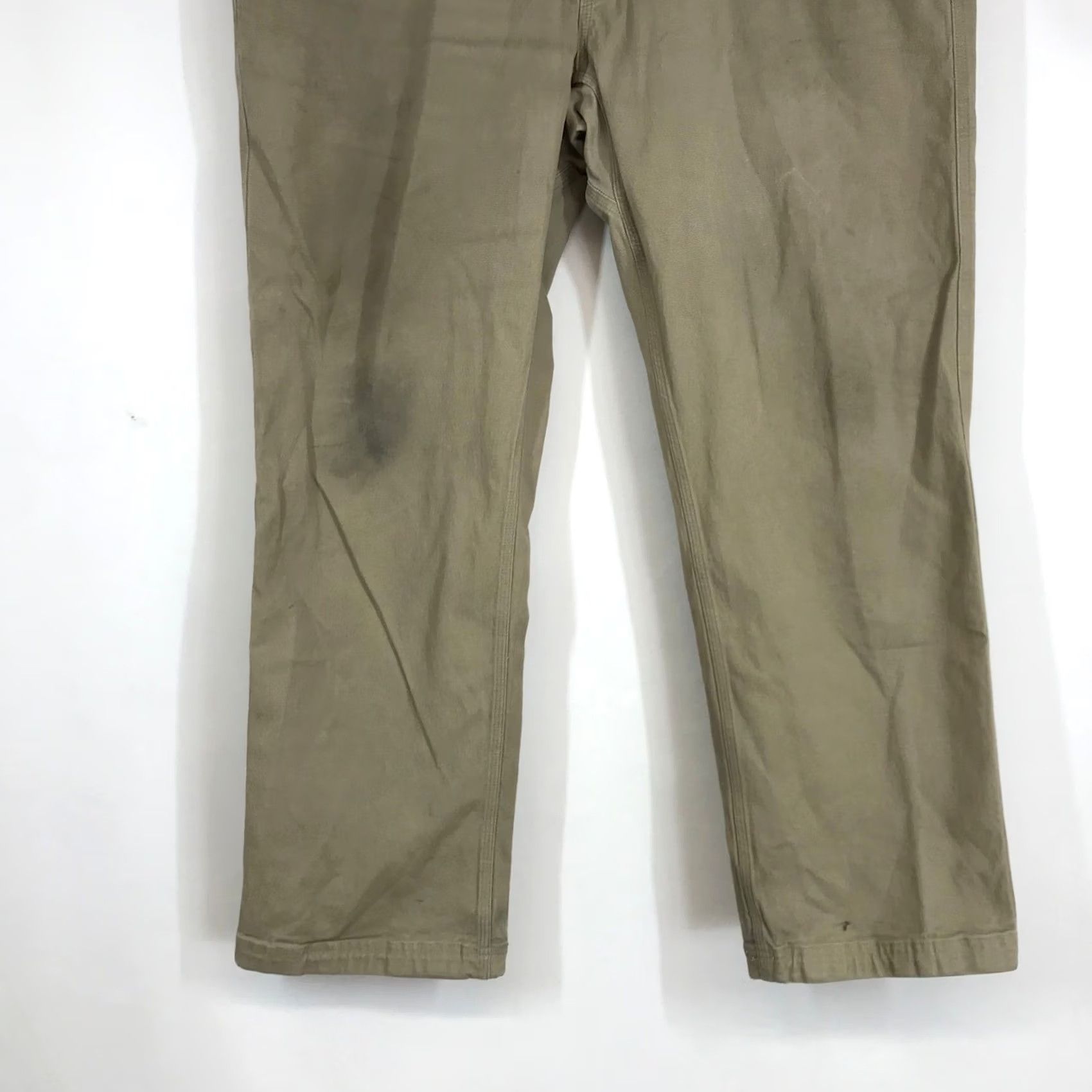 Duluth Trading Company Duluth Trading Co Work Pants Khaki Tan Mens 38x30 Flex Fire Hose Relaxed Fit Size US 38 / EU 54 - 3 Thumbnail