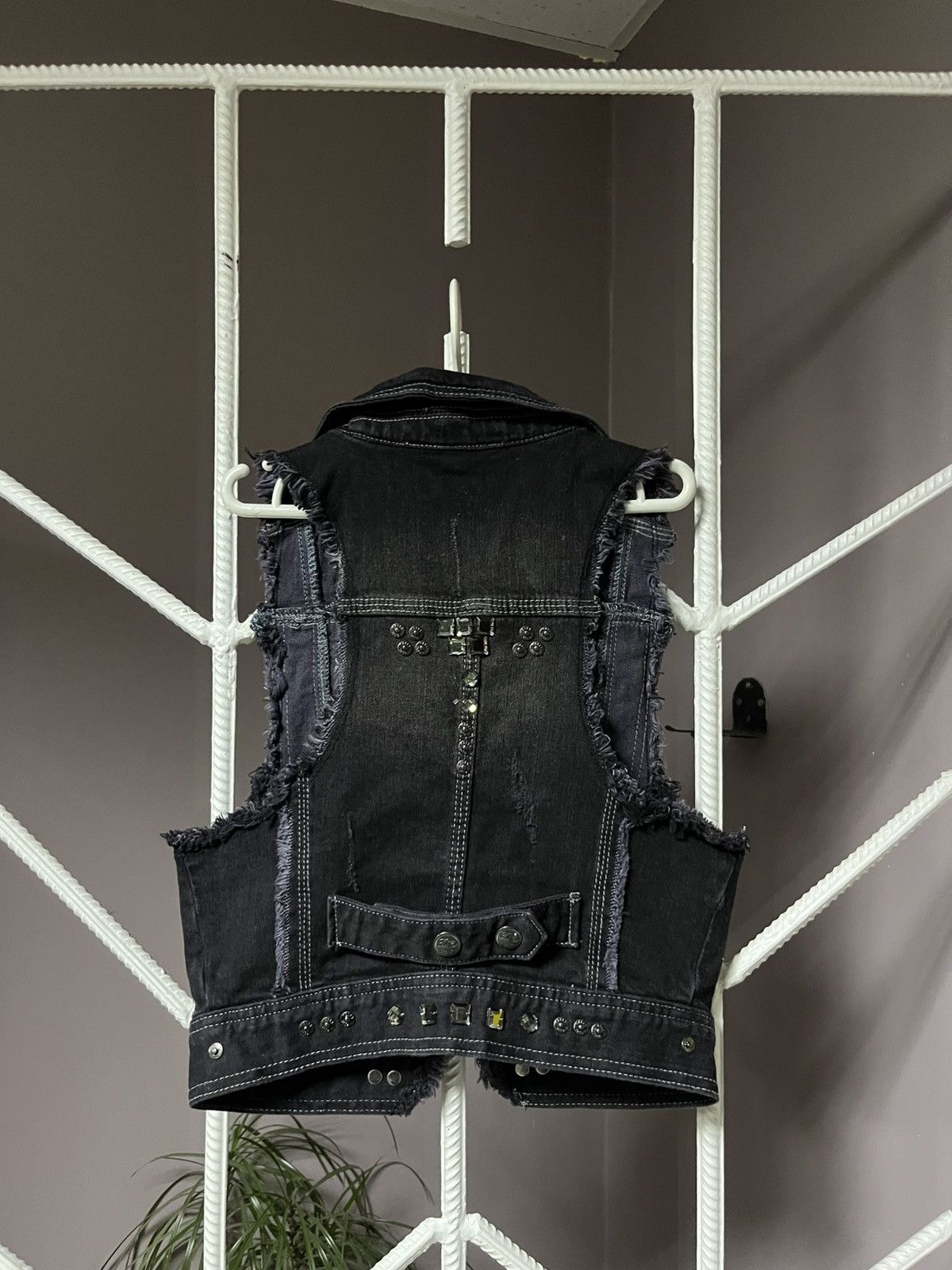 If Six Was Nine Y2K Punk Vest Japanese LGB Kmrii Archive Rick Owens Style Size S / US 4 / IT 40 - 5 Thumbnail