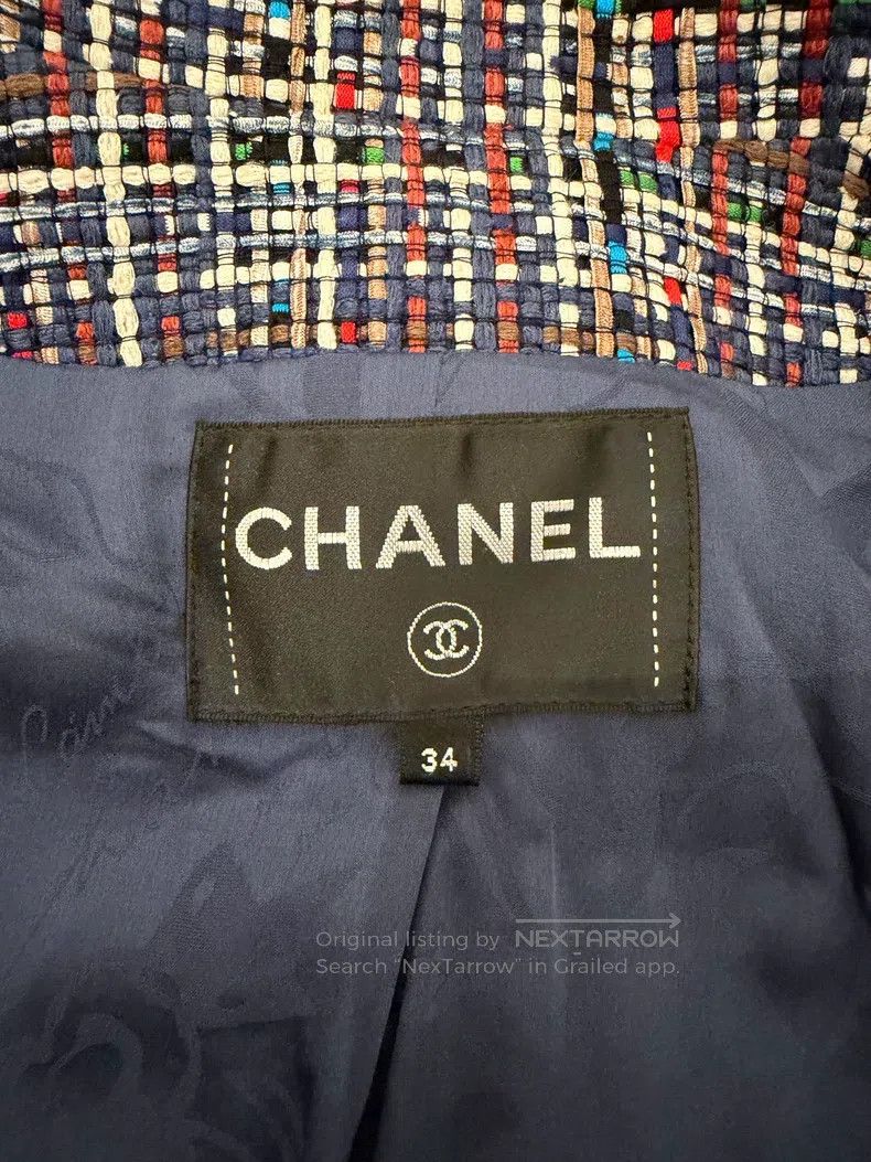 Chanel Chanel Tweed pearl jacket Size XXS / US 00 / IT 34 - 3 Thumbnail