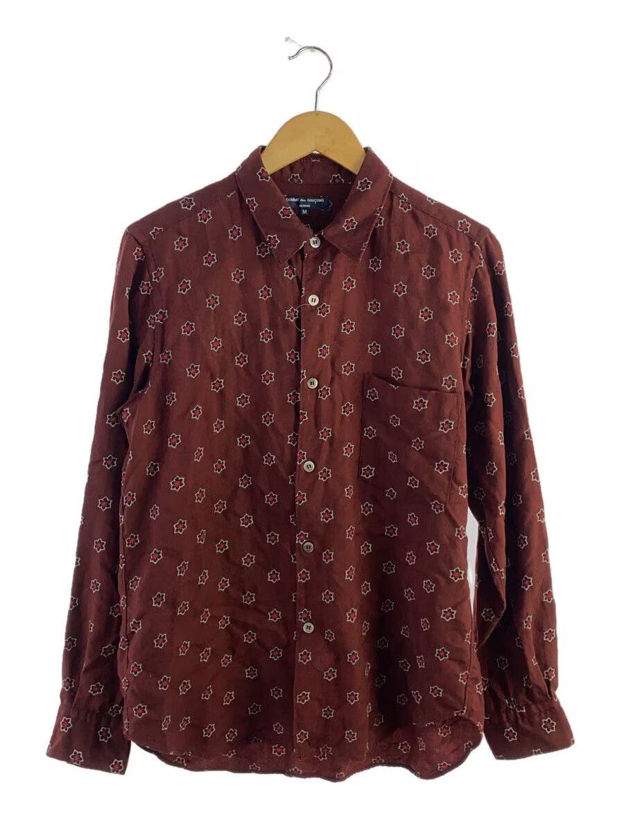 Comme des Garcons × Comme des Garcons Homme Flower Pattern Wool Button Shirt Size US M / EU 48-50 / 2 - 1 Thumbnail