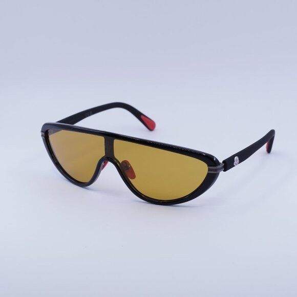 Moncler 🕶️ New Moncler ML0239 01E Black/Brown Sunglasses Size ONE SIZE - 4 Thumbnail