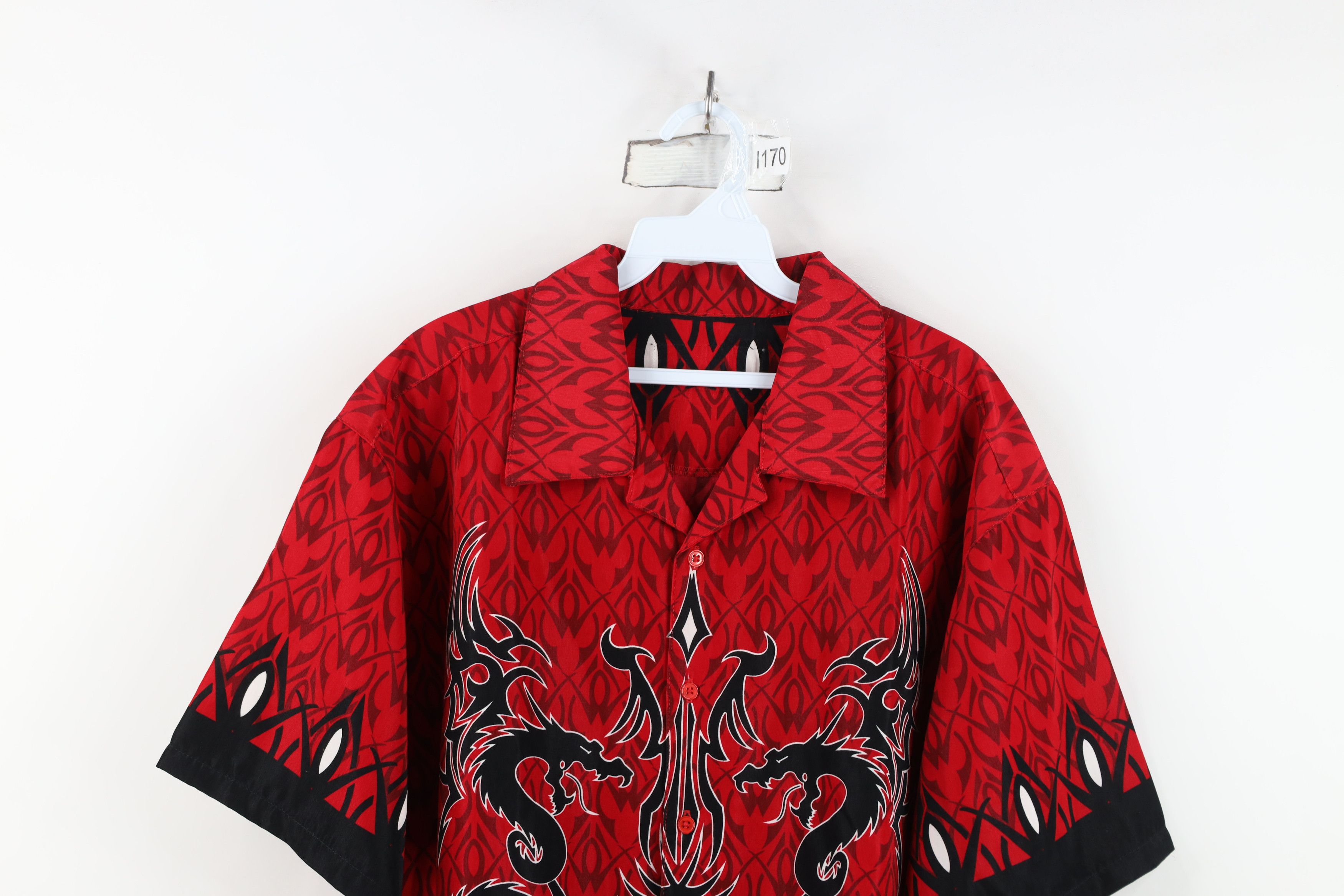 Vintage Vintage 90s Y2K Streetwear Casino Bowling Button Shirt Size US L / EU 52-54 / 3 - 2 Thumbnail