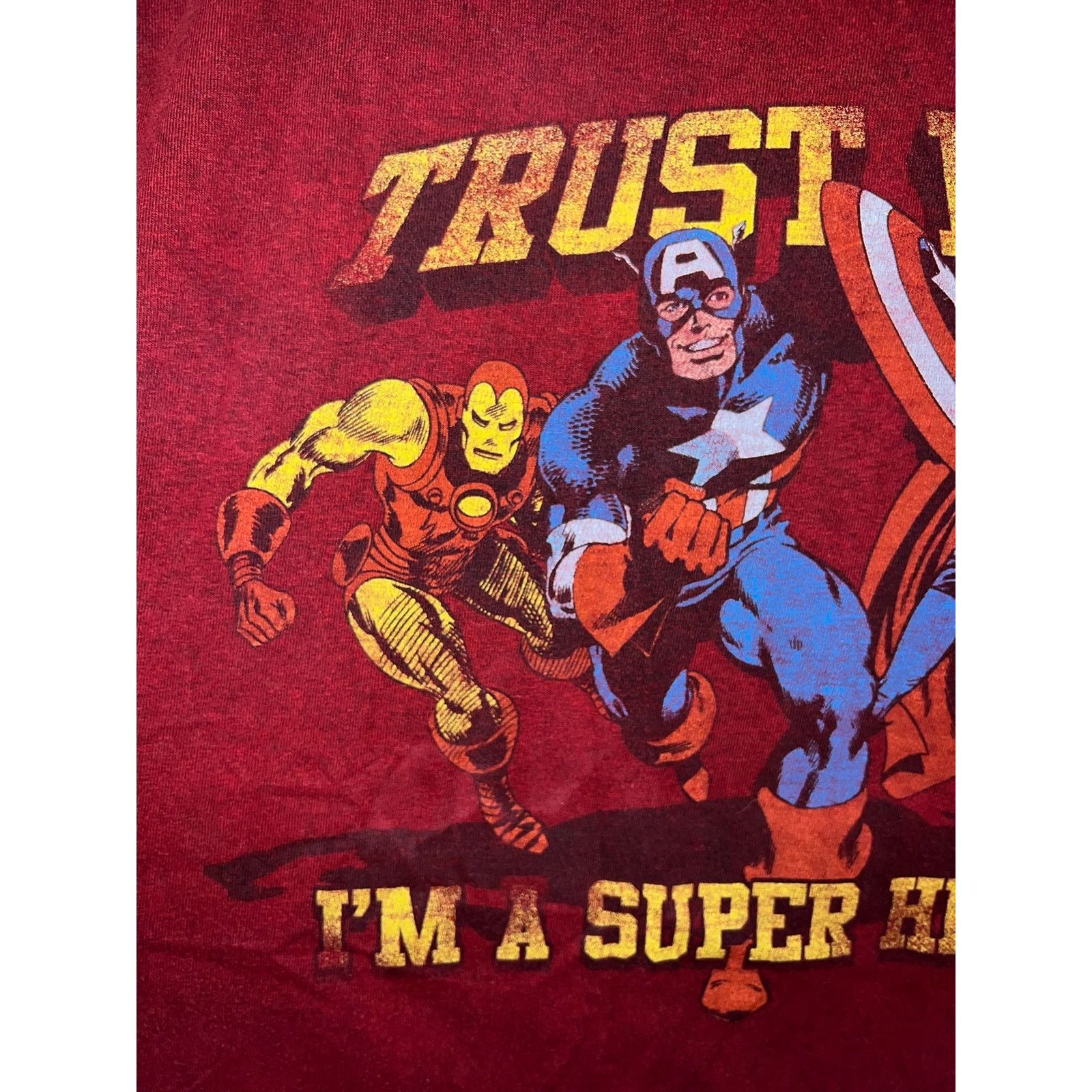Marvel Comics Y2K Marvel Mad Engine Shirt A Super Hero Red Tee 2000s 2XL Size US XXL / EU 58 / 5 - 2 Thumbnail