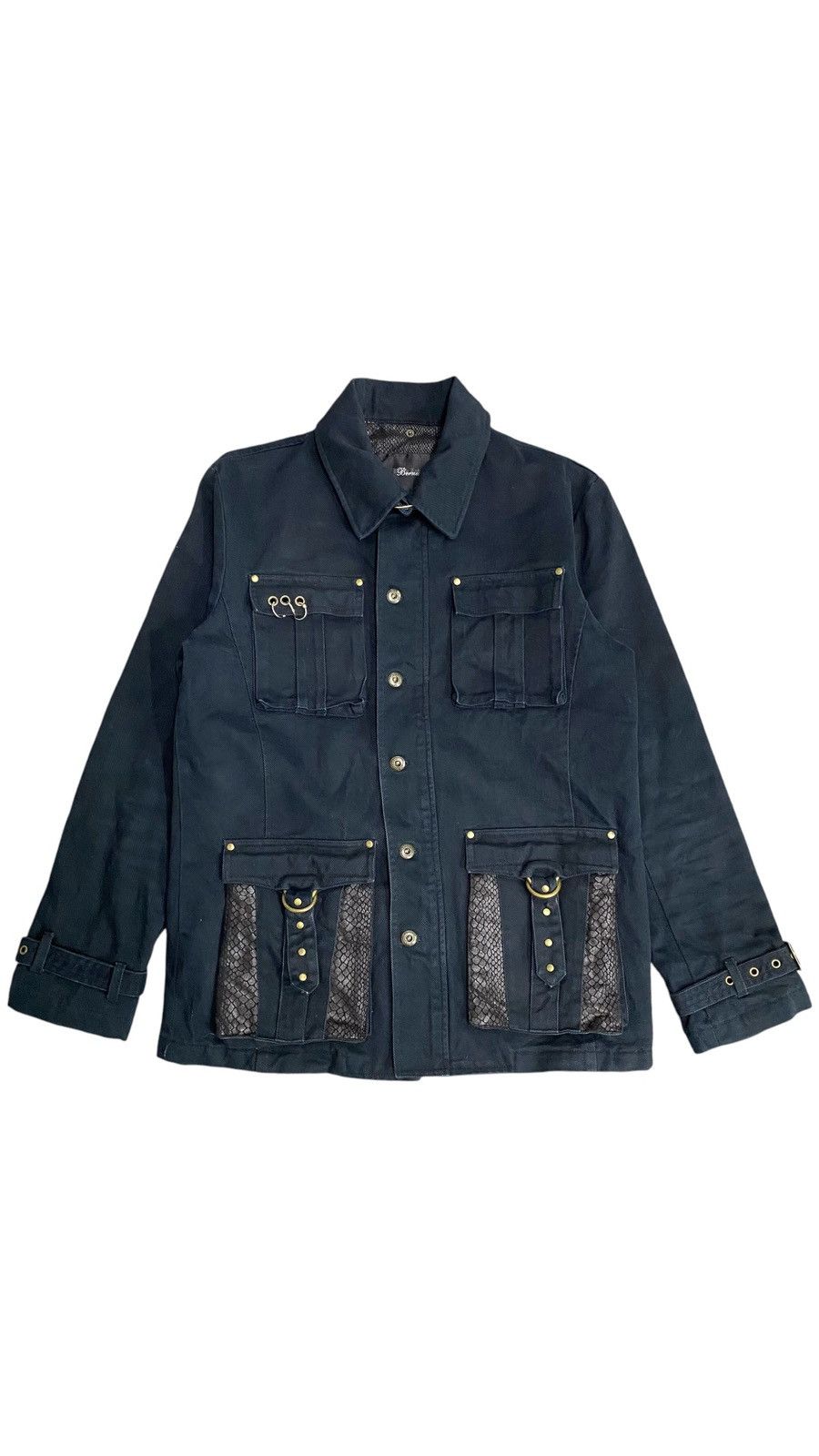 If Six Was Nine × Japanese Brand × Le Grande Bleu (L.G.B.) Bernings Sho Seditionaries Snake Motive Jacket Size US L / EU 52-54 / 3 - 1 Thumbnail