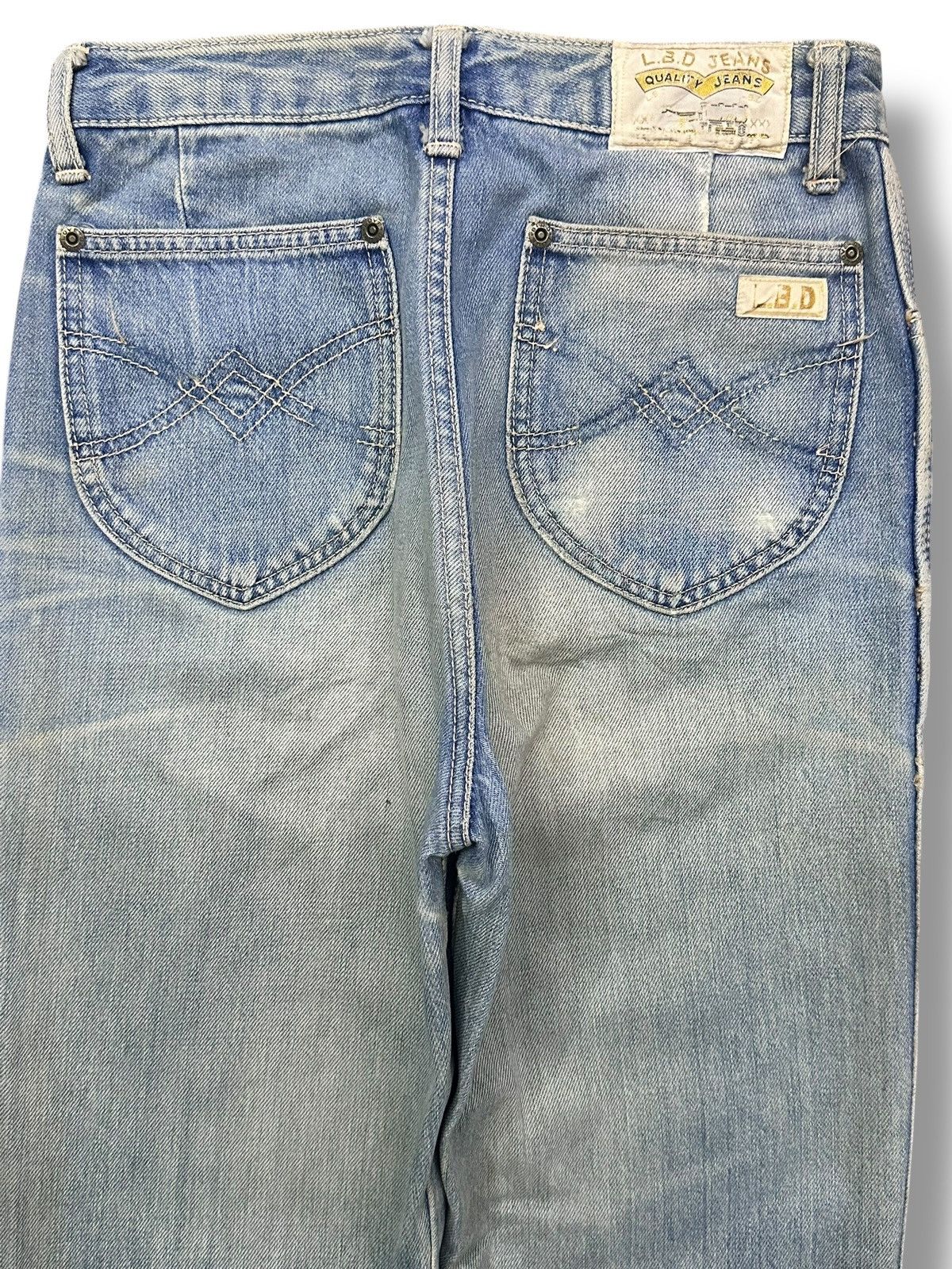 Japanese Brand Vintage Love Bird Straight Japan Jeans With Faded Bluewash Size US 26 / EU 42 - 4 Thumbnail