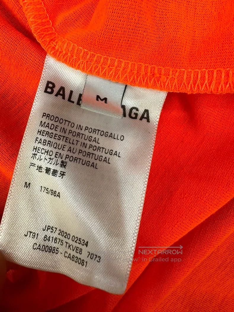 Balenciaga Balenciaga Orange Cola Short Sleeve Size US M / EU 48-50 / 2 - 5 Thumbnail