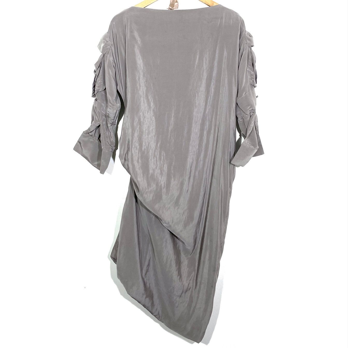Haider Ackermann Robe Créateur Drapée Asymétrique Haider Ackermann Size M / US 6-8 / IT 42-44 - 3 Thumbnail