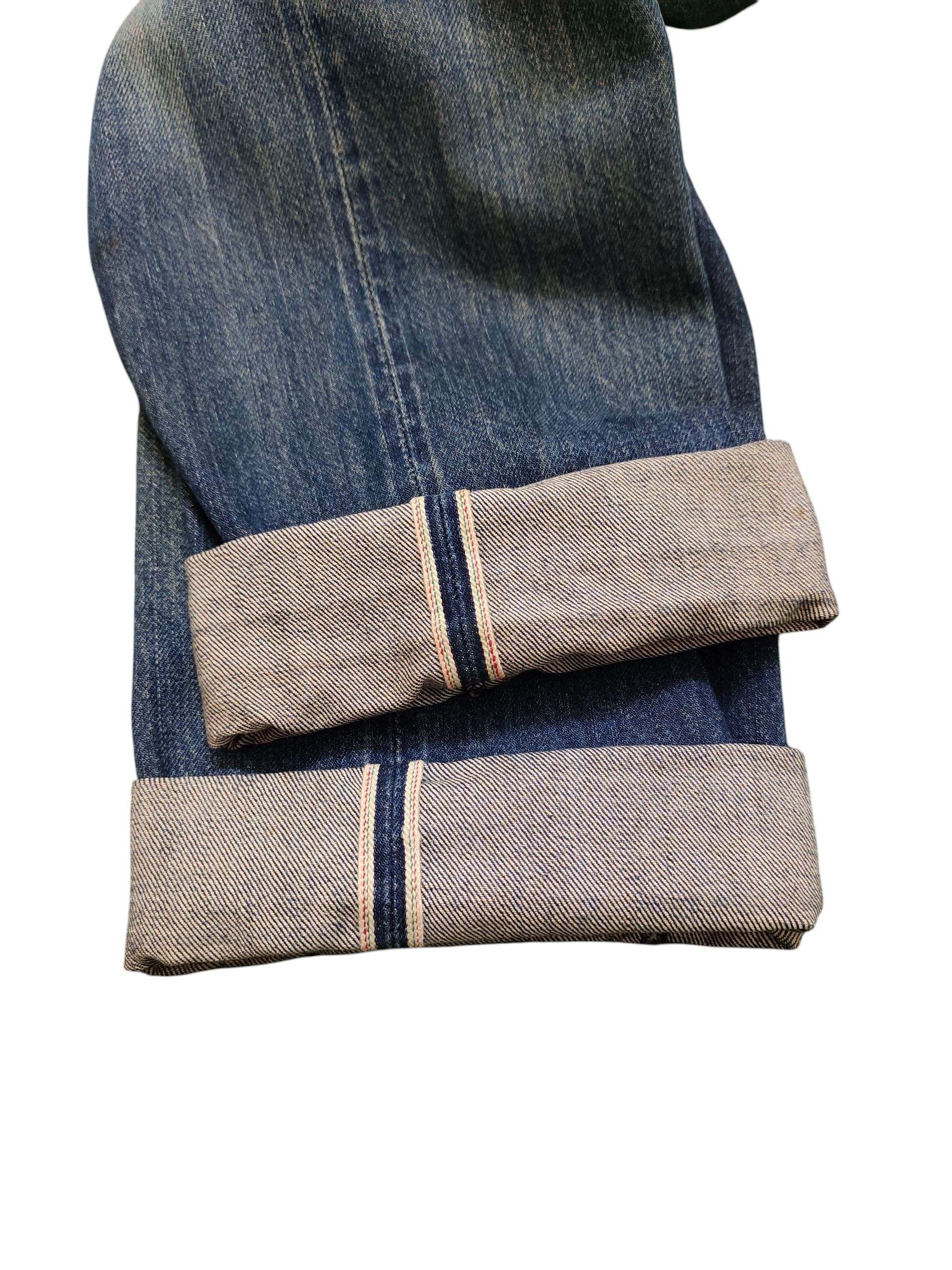 Studio D'Artisan 1990s Studio D' Artisan Selvedge Patchwork Distress Jeans Size US 32 / EU 48 - 15 Thumbnail