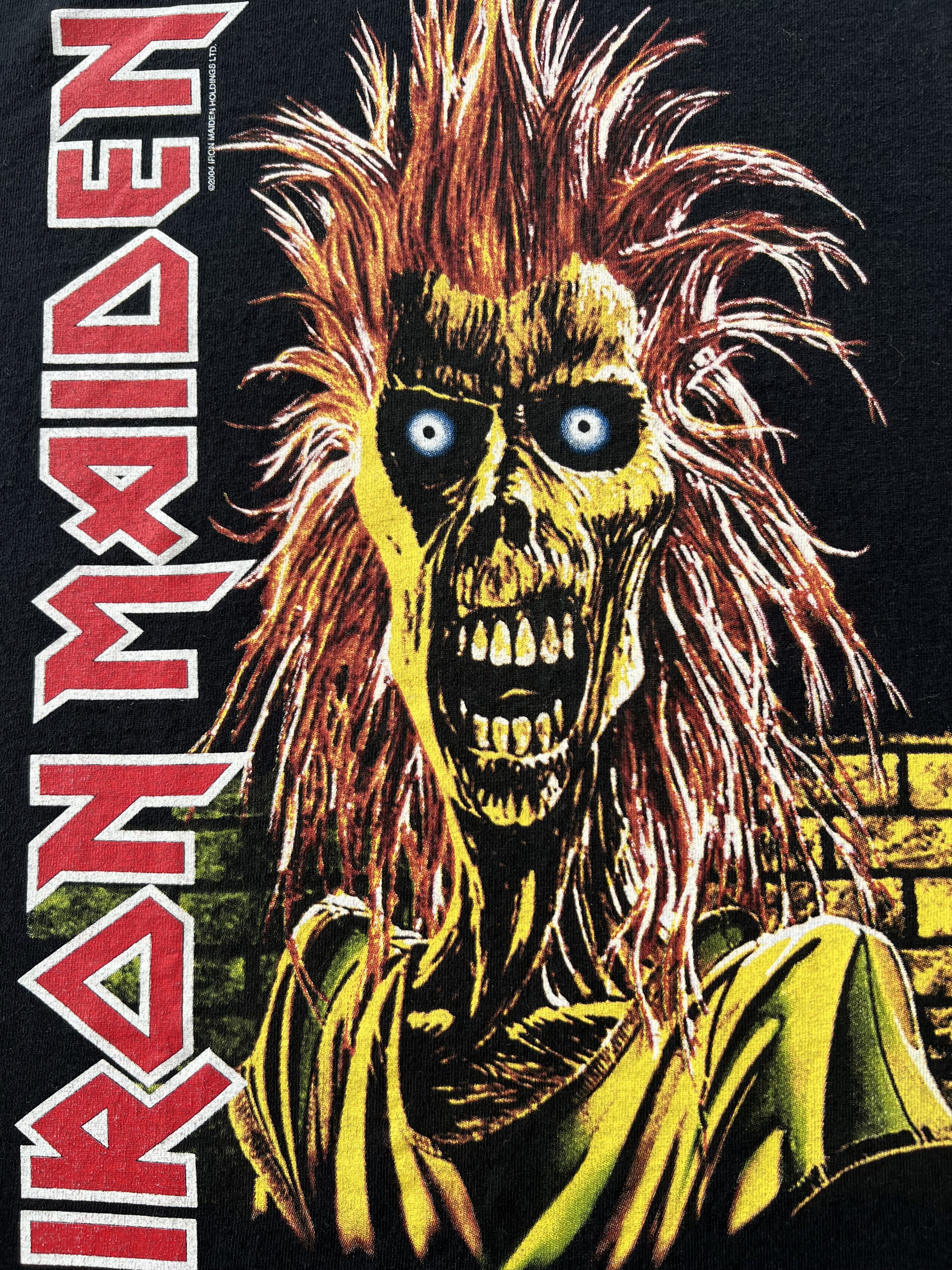 Band Tees Vintage 2004 Iron Maiden Black T-shirt Size US L / EU 52-54 / 3 - 5 Thumbnail