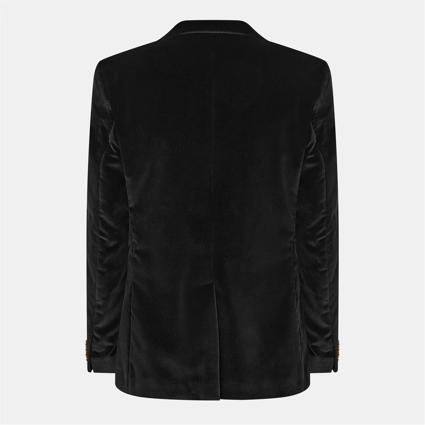 Dolce & Gabbana o1g2r1mq0426 Velvet Tailored Blazer in Black Size US XL / EU 56 / 4 - 2 Thumbnail